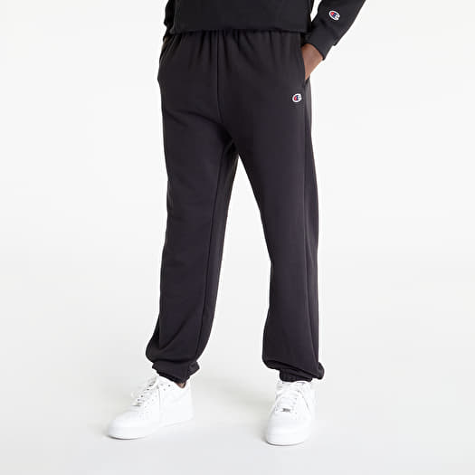 Sweatpants Champion Elastic Cuff Pants Black Queens