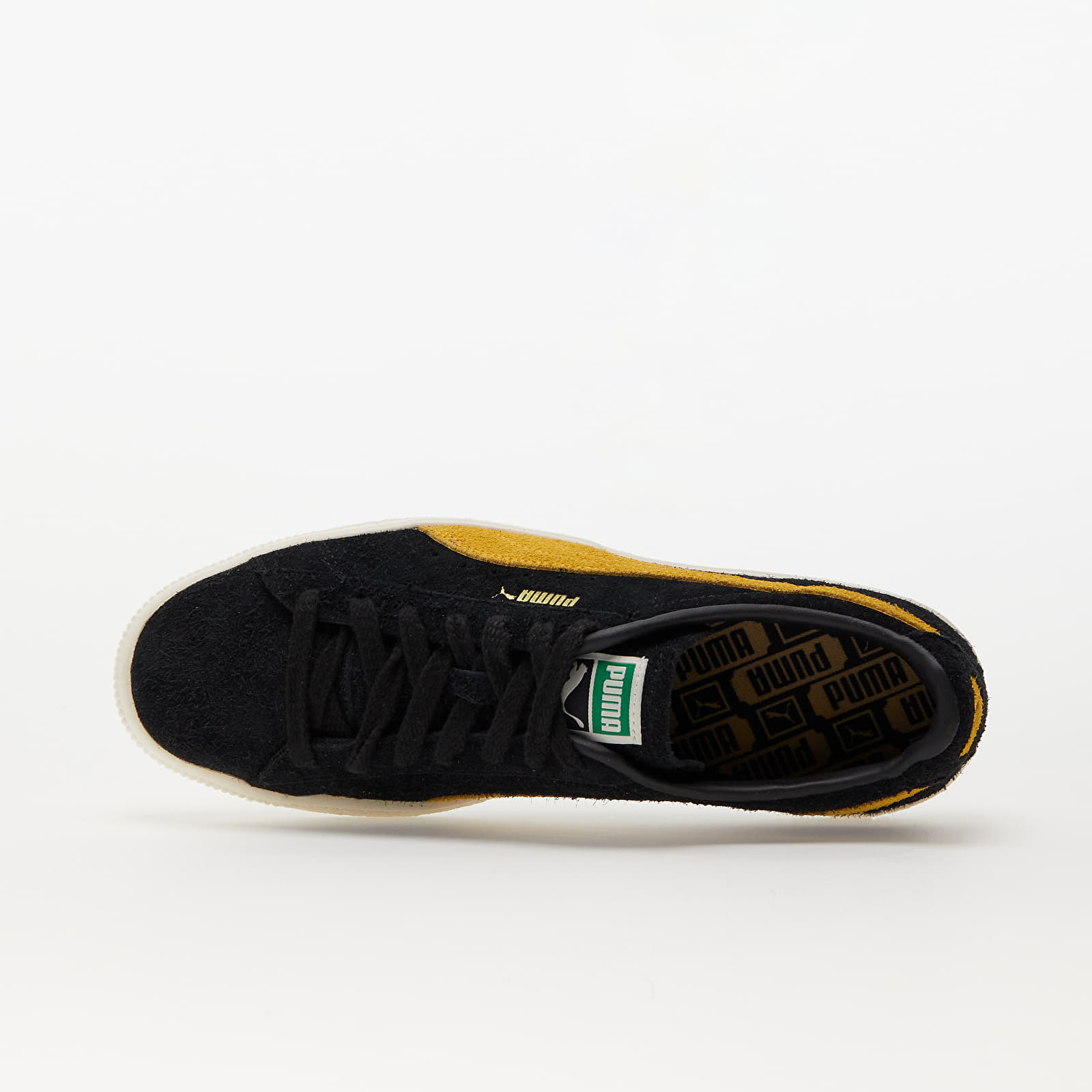Men's sneakers and shoes Puma Puma Suede VTG Hairy Suede Puma Black-Mustard Seed