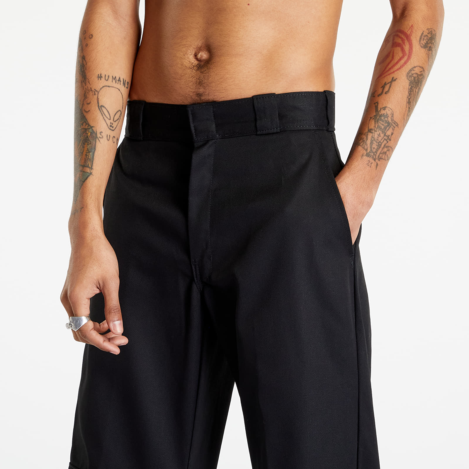 Jeans et pantalons Dickies Double Knee Rec Twill Work Pants Black
