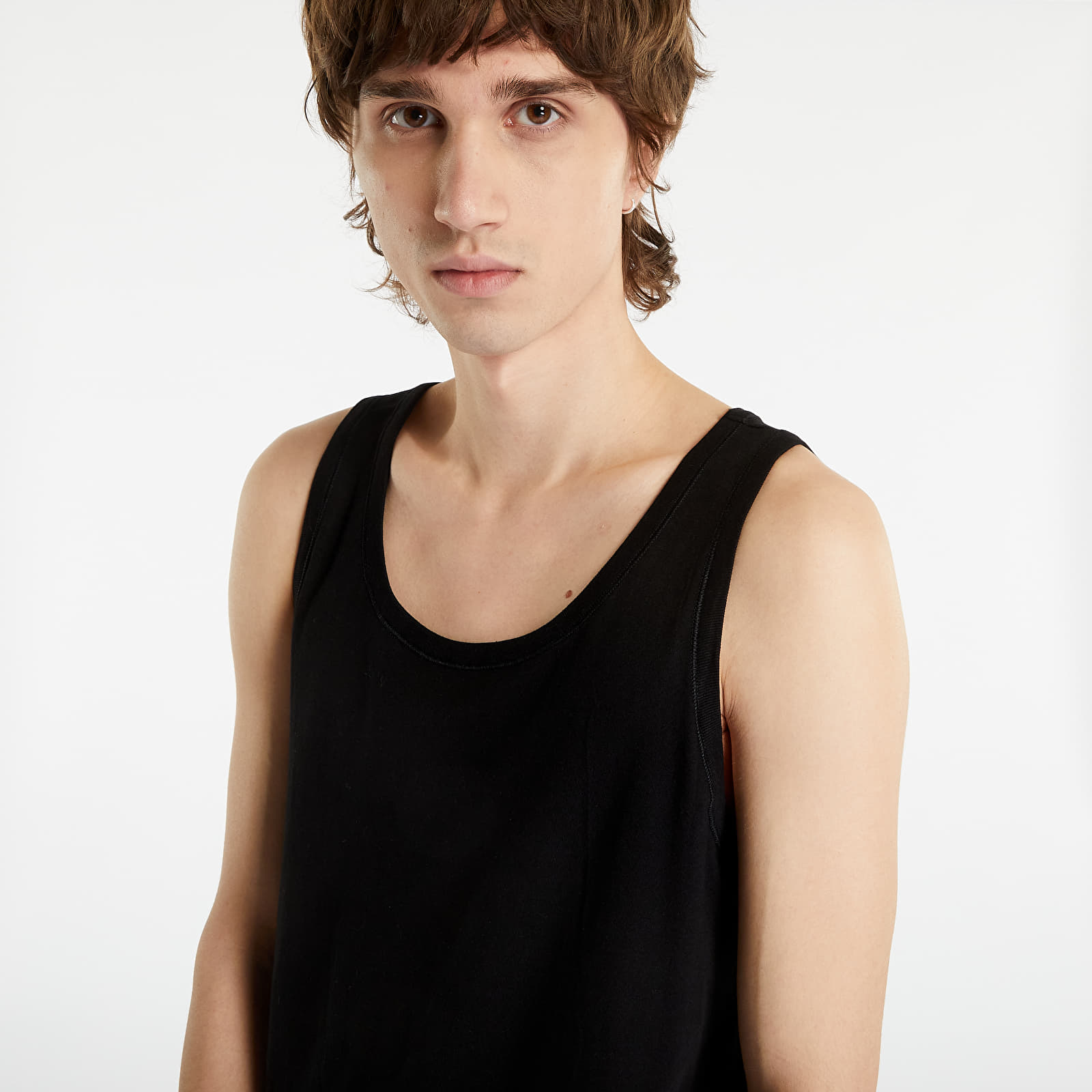Maiouri Hugo Boss Regular Fit Pure Cotton Classic Tanktop 3-Pack Black
