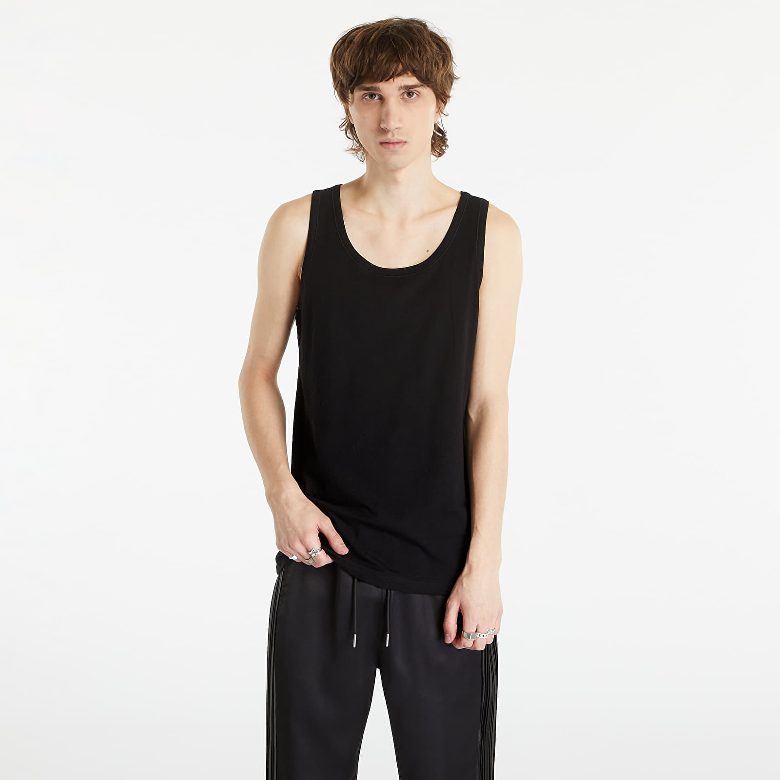 Maiouri Hugo Boss Regular Fit Pure Cotton Classic Tanktop 3-Pack Black