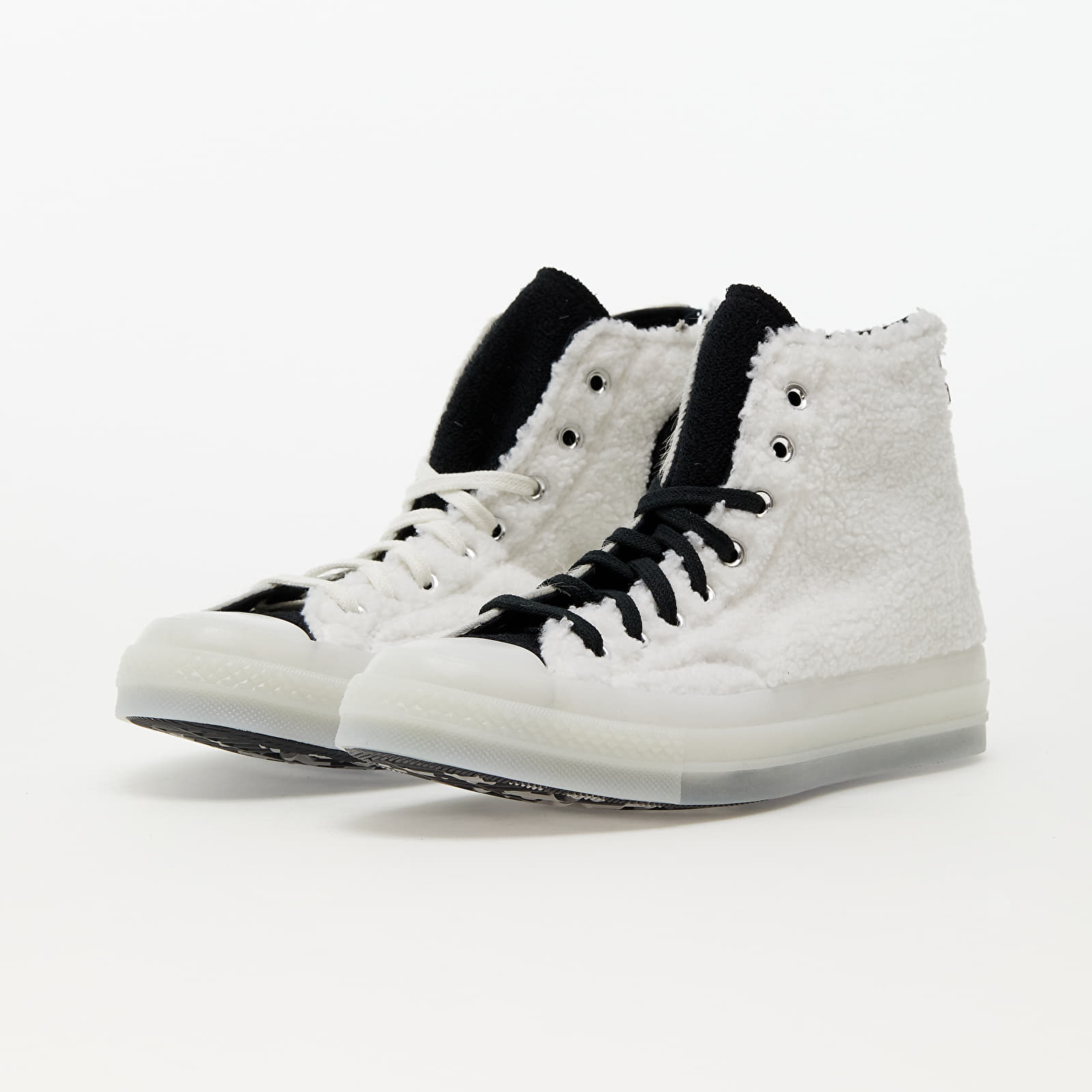 Men s sneakers and shoes Converse x CLOT Chuck 70 White Black White Queens