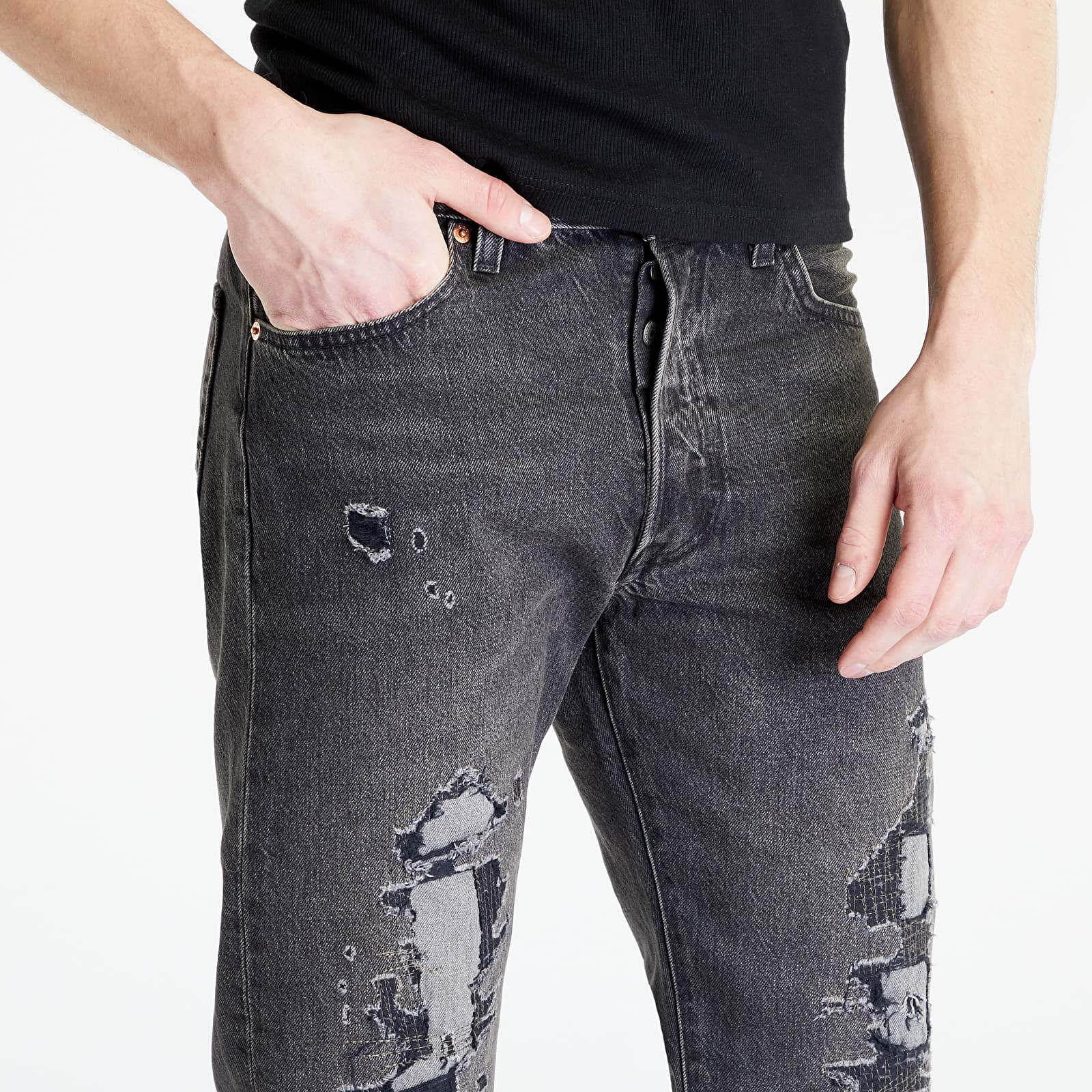 Τζιν Levi's ® 501 1954 Super Destructed Black