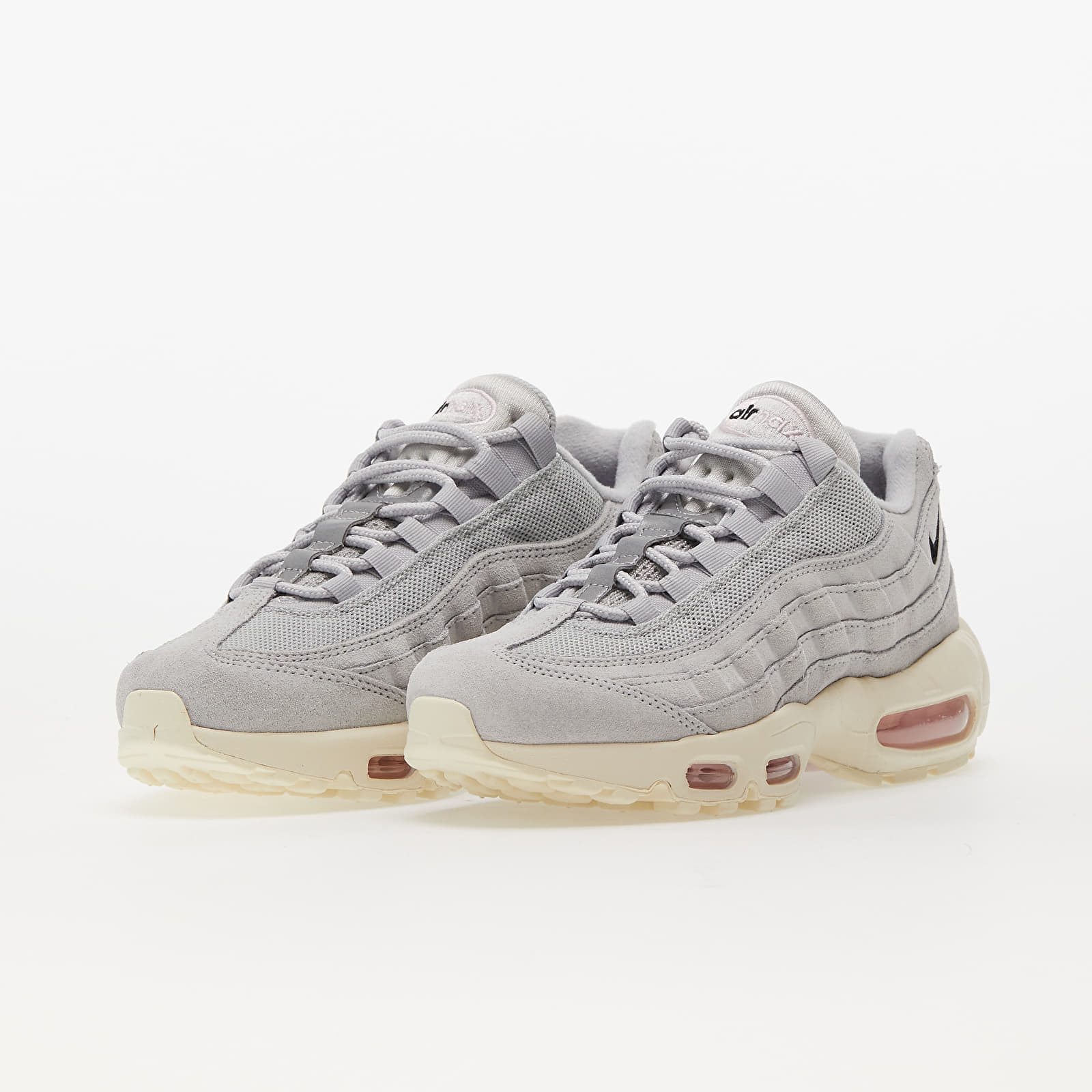 Scarpe uomo Nike Air Max 95 Grey Fog/ Pink Foam -Coconut Milk