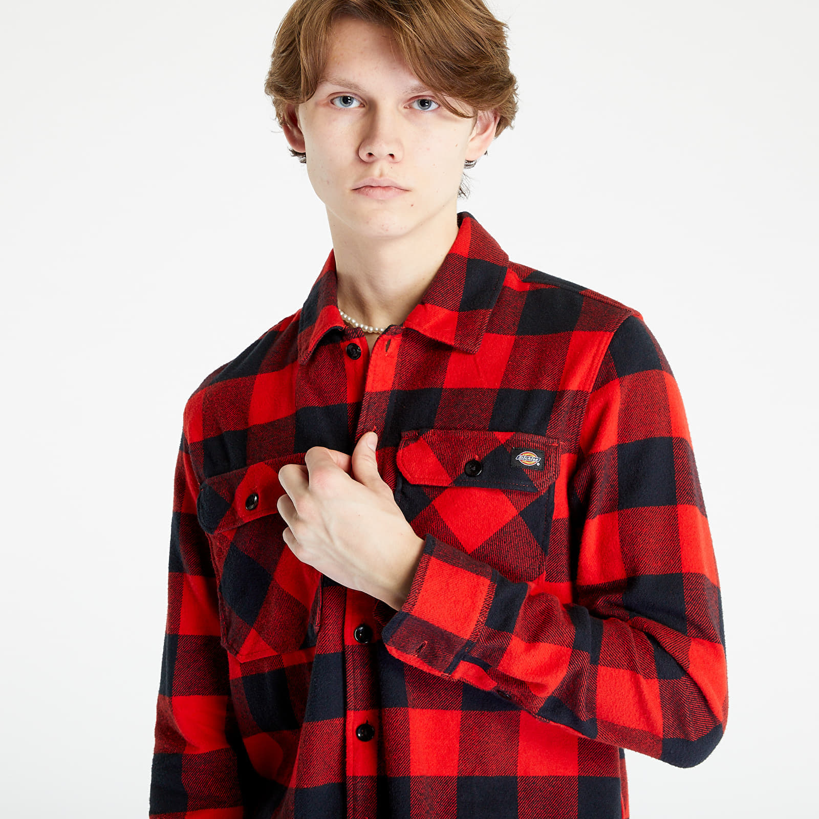 Camisas Dickies New Sacramento Shirt UNISEX Red