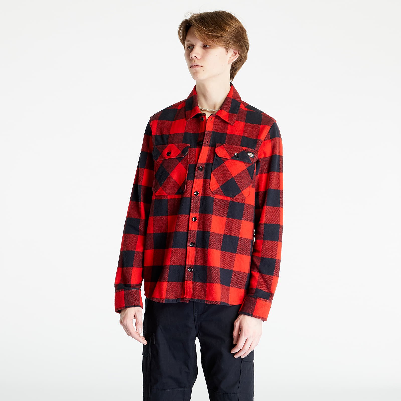 Camisas Dickies New Sacramento Shirt UNISEX Red