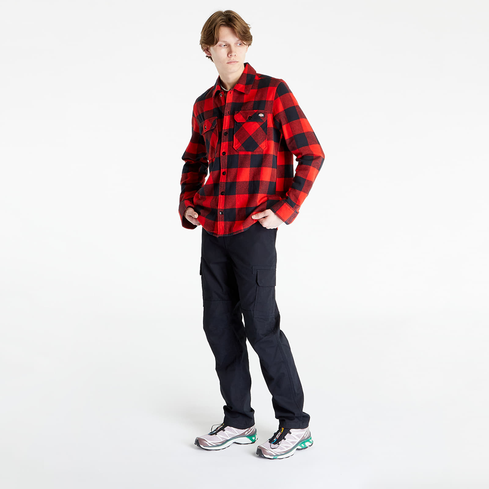 Camisas Dickies New Sacramento Shirt UNISEX Red