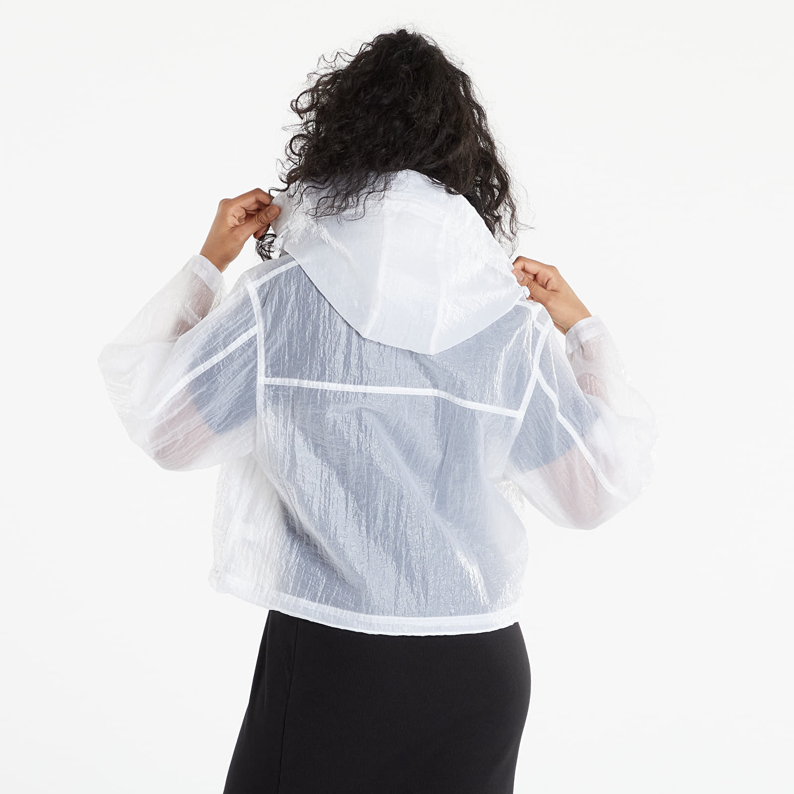 Jacken CALVIN KLEIN JEANS Wet Look Oversized Jacket Bright White