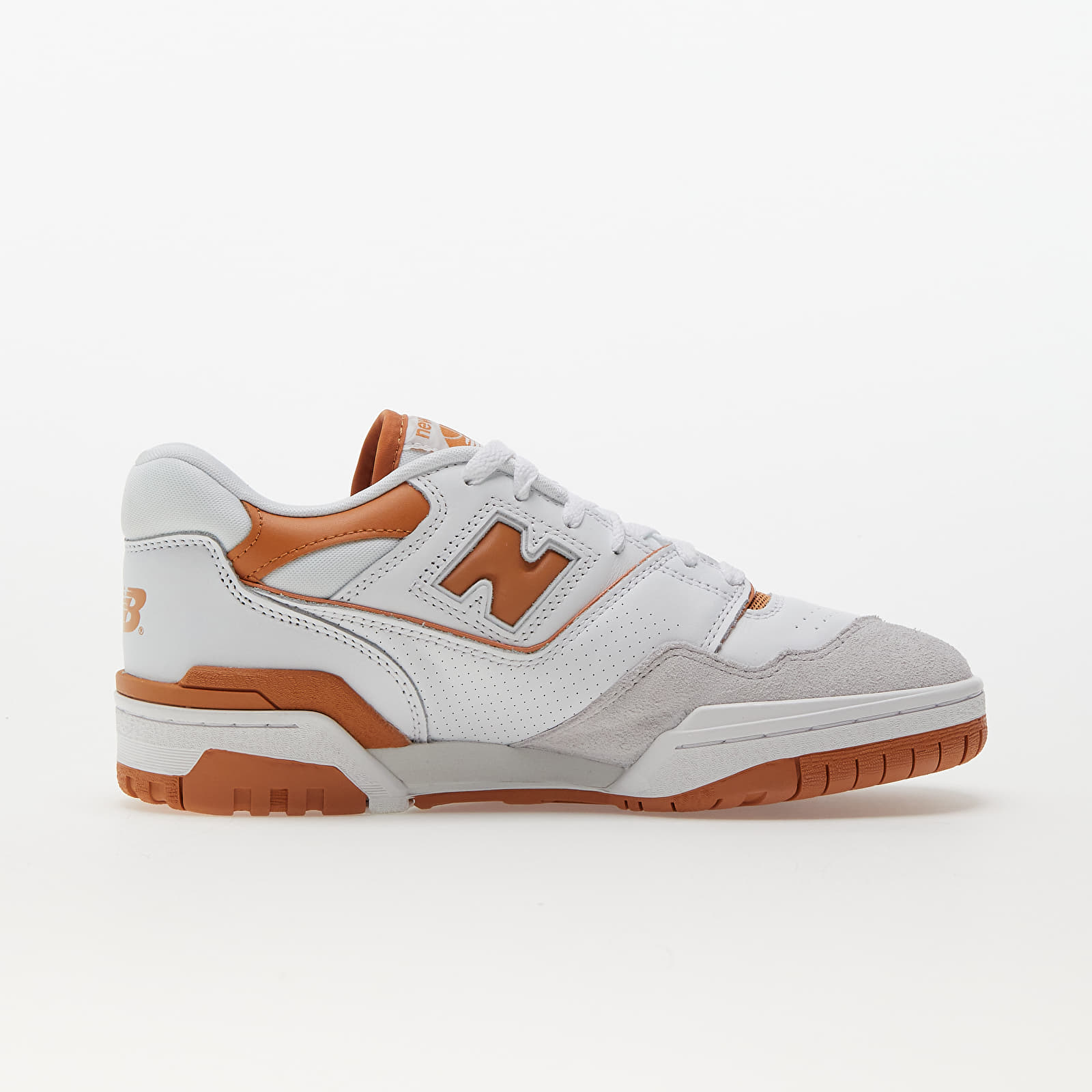 White and top orange new balance
