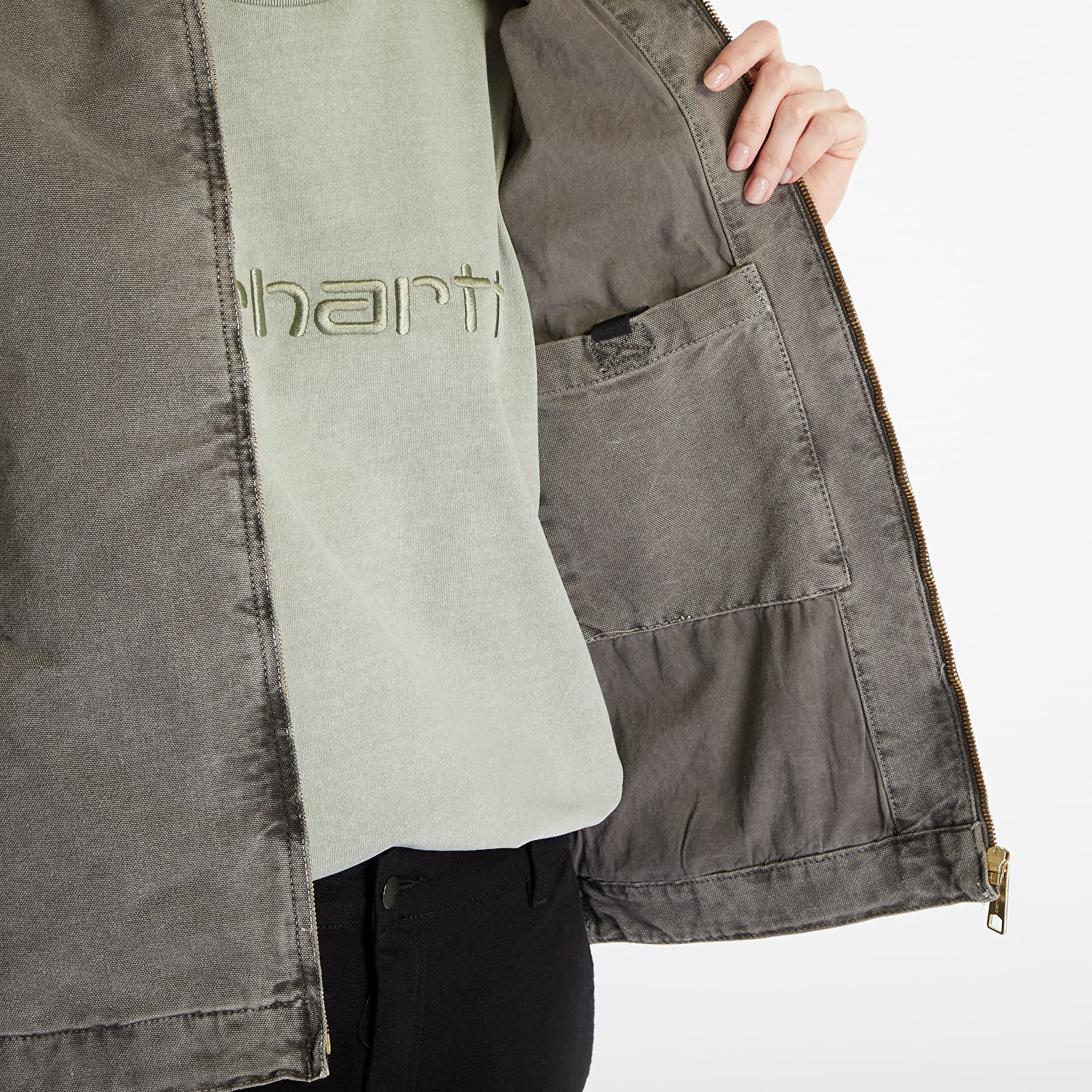 Carhartt sandstone detroit jacket cottonwood sales
