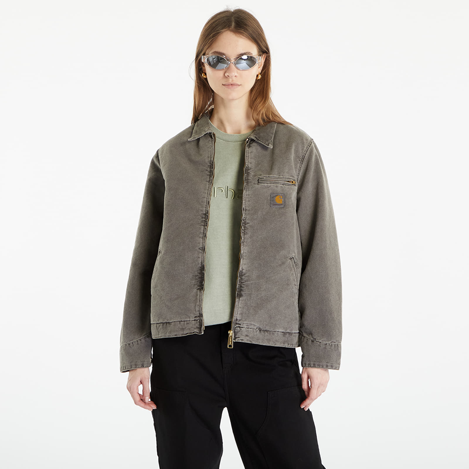 Faded carhartt jacket deals