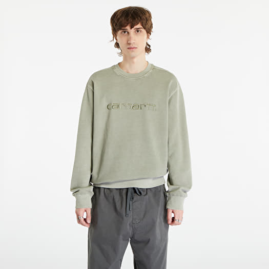 Sweatshirt Carhartt WIP Duster Sweatshirt UNISEX Yucca Garment Dyed