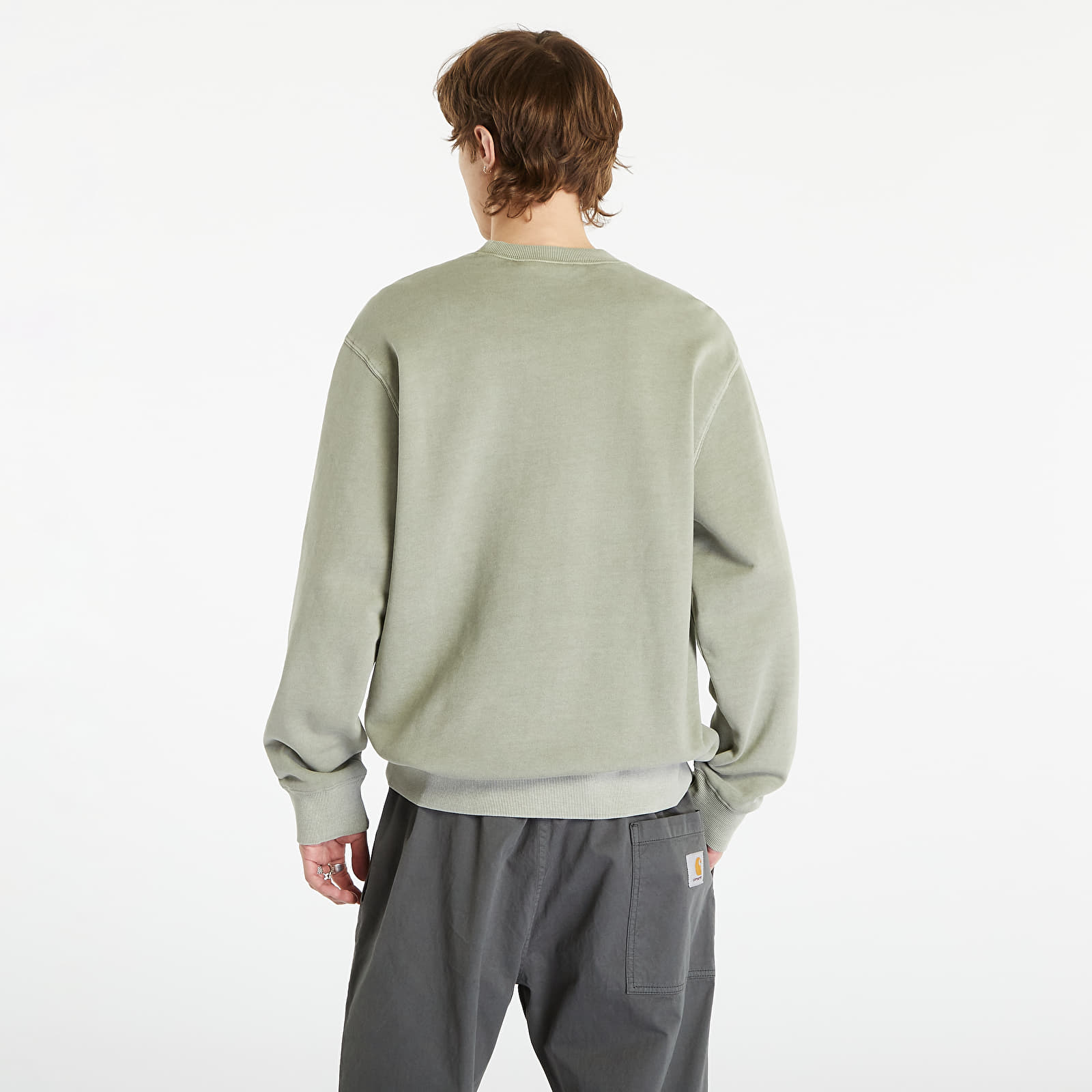 Sweatshirts Carhartt WIP Duster Sweatshirt UNISEX Yucca Garment Dyed
