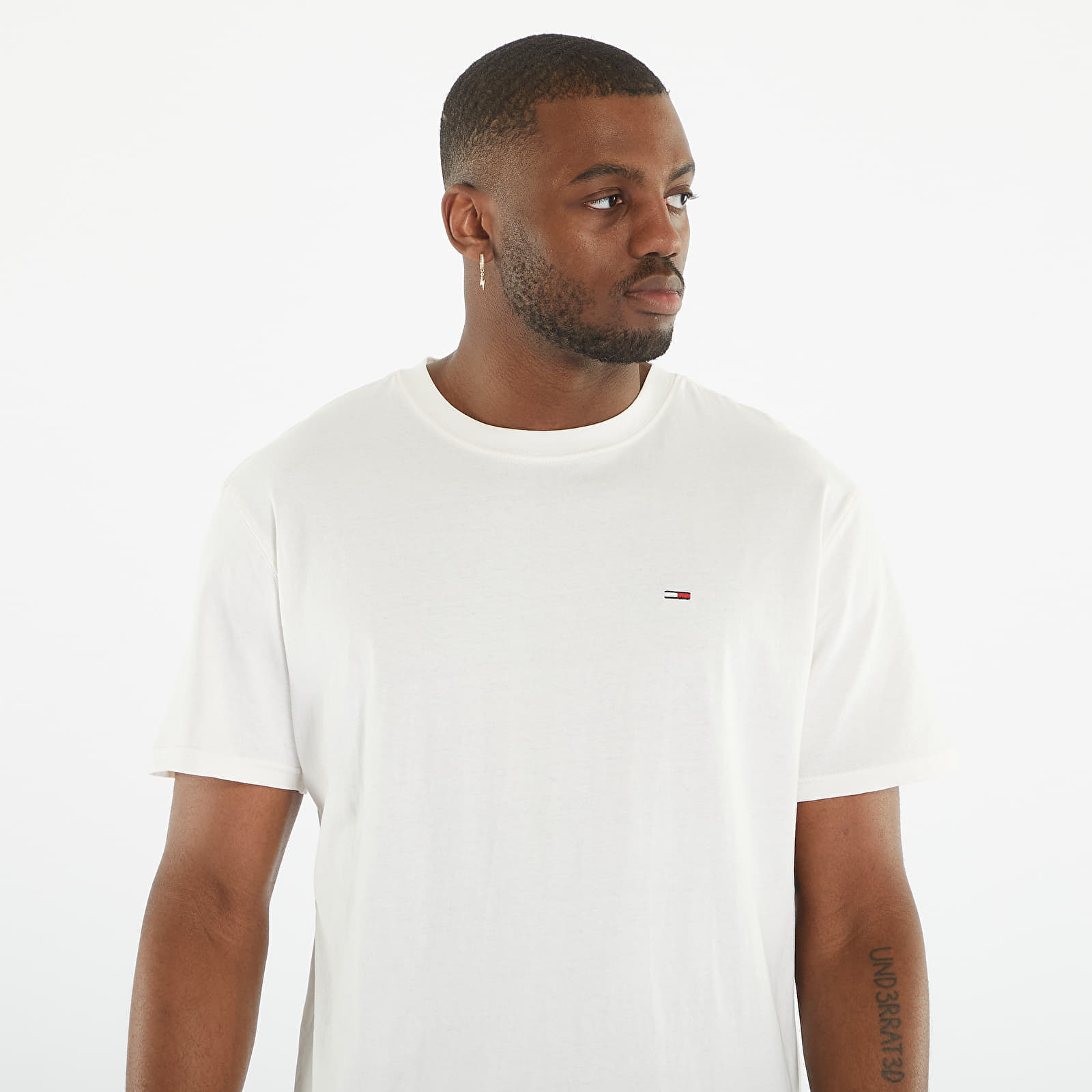Tričká TOMMY JEANS Classic Solid T-Shirt White