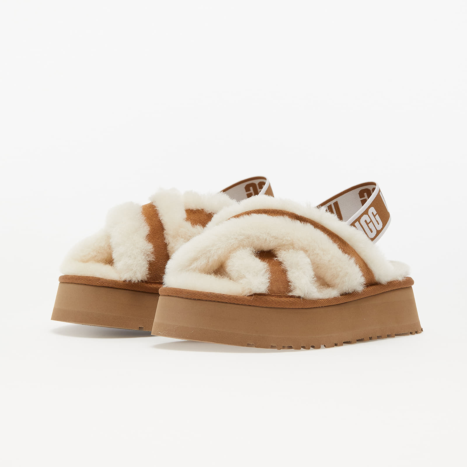 Sneakers und Schuhe für Frauen UGG W Disco Cross Slide Chesnut