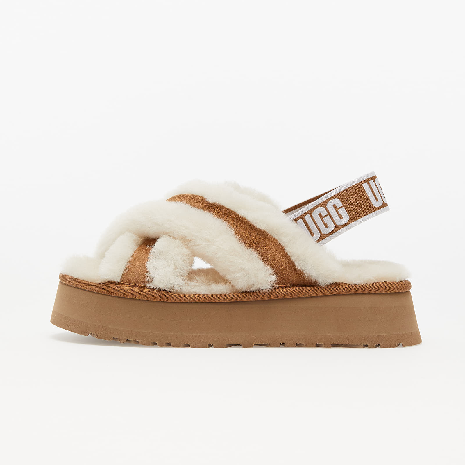 Sneakers und Schuhe für Frauen UGG W Disco Cross Slide Chesnut