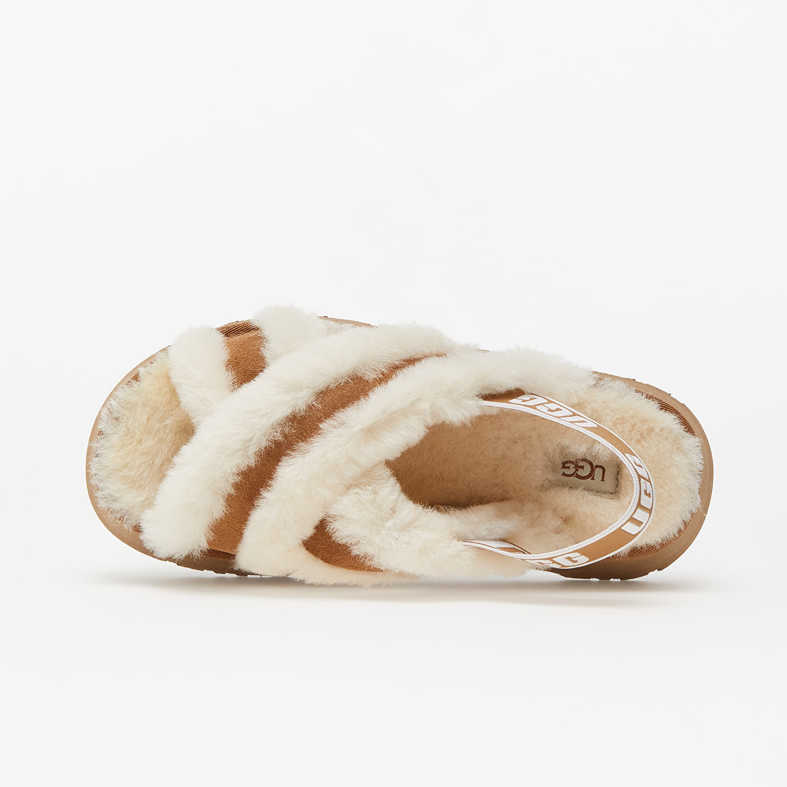 Baskets et chaussures pour femmes UGG W Disco Cross Slide Chesnut | Queens
