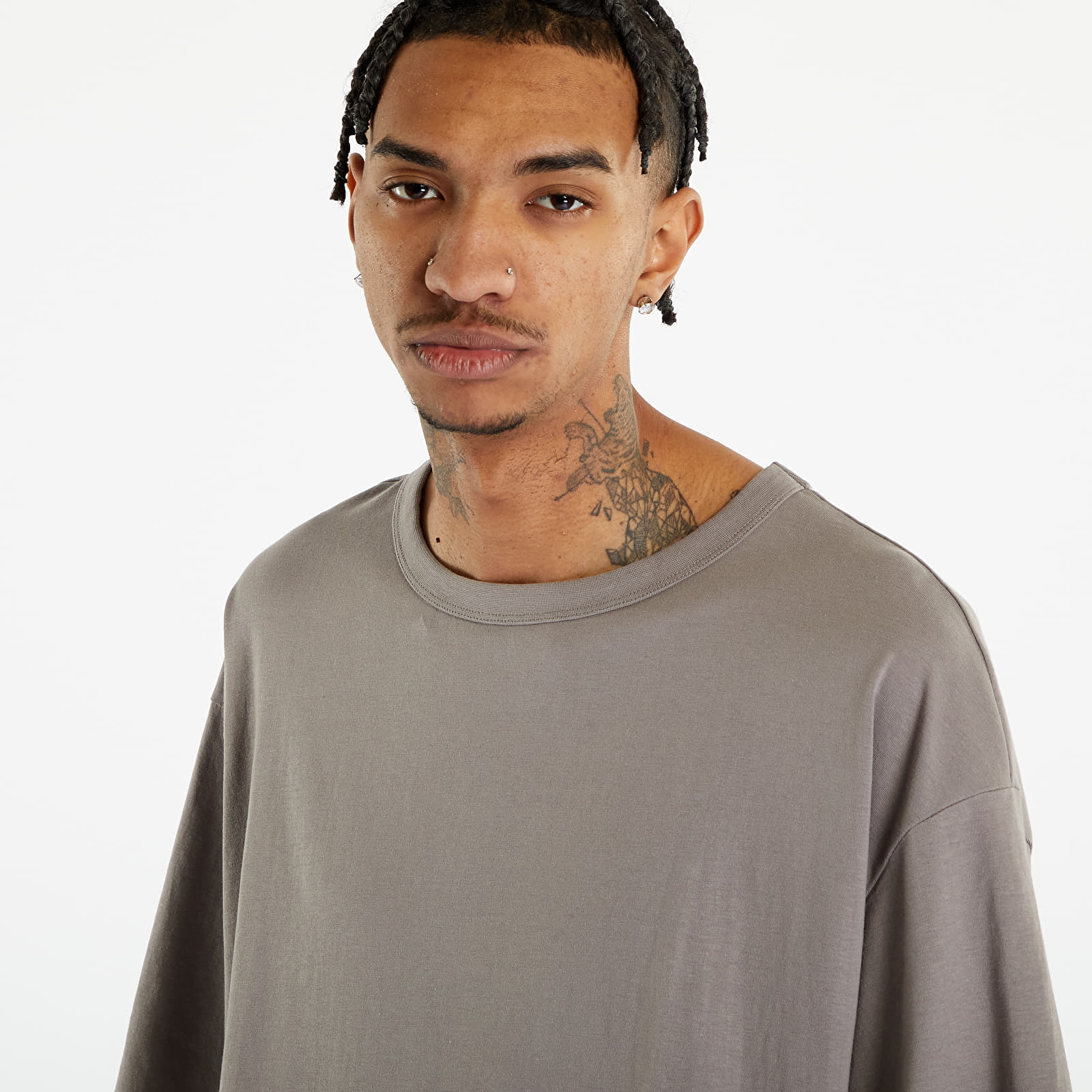 T-shirts Urban Classics Organic Basic Tee Asphalt