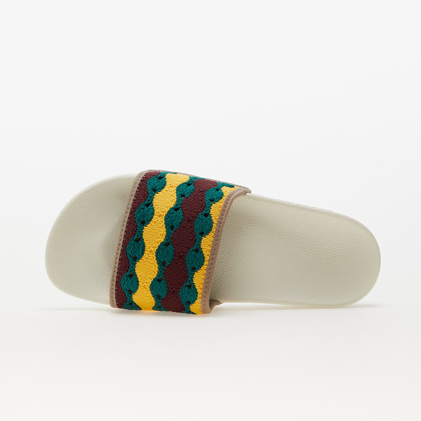 Vīriešu čības un apavi adidas Originals Adilette Off White/ Shale Red/ Chalk Brown