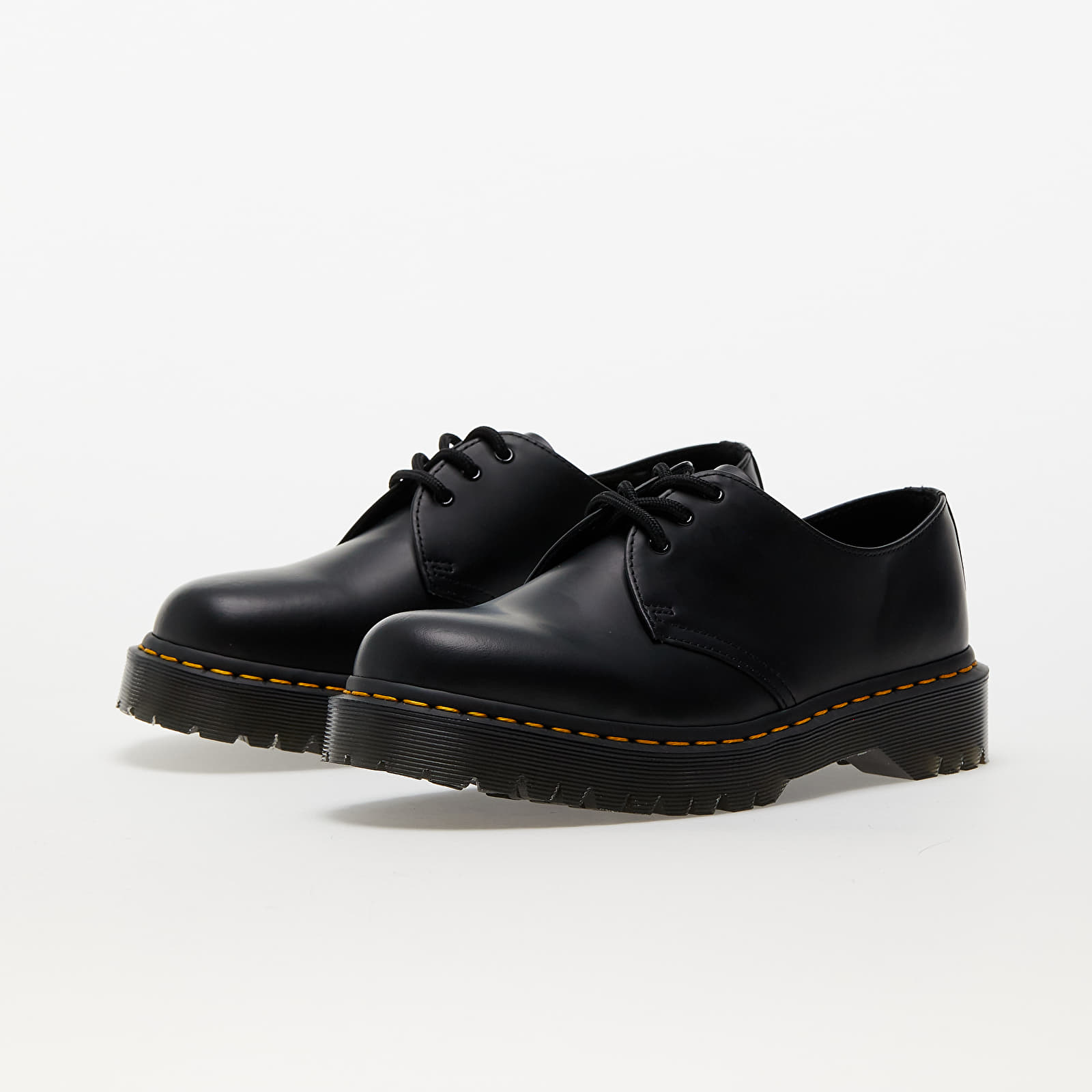 Férfi tornacipők és cipők Dr. Martens 1461 Bex 3 Eye Shoe Black Smooth