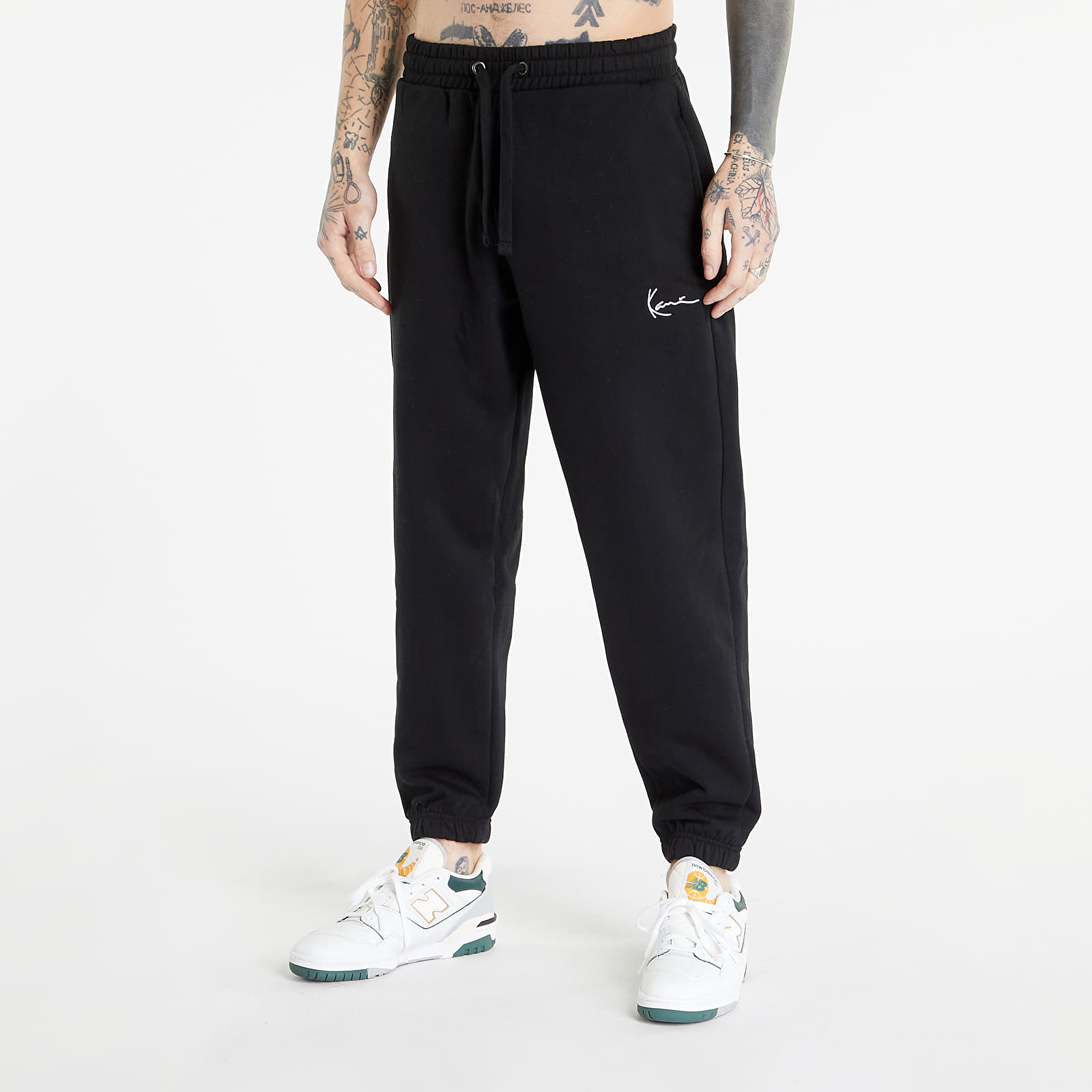 Jogginghosen Karl Kani KK Small Signature Essential Regular Fit Sweatpants Black