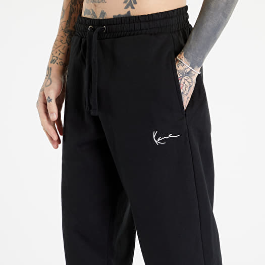 Pantalon survêtement Karl Kani KK Small Signature Essential Regular Fit  Sweatpants Black | Queens
