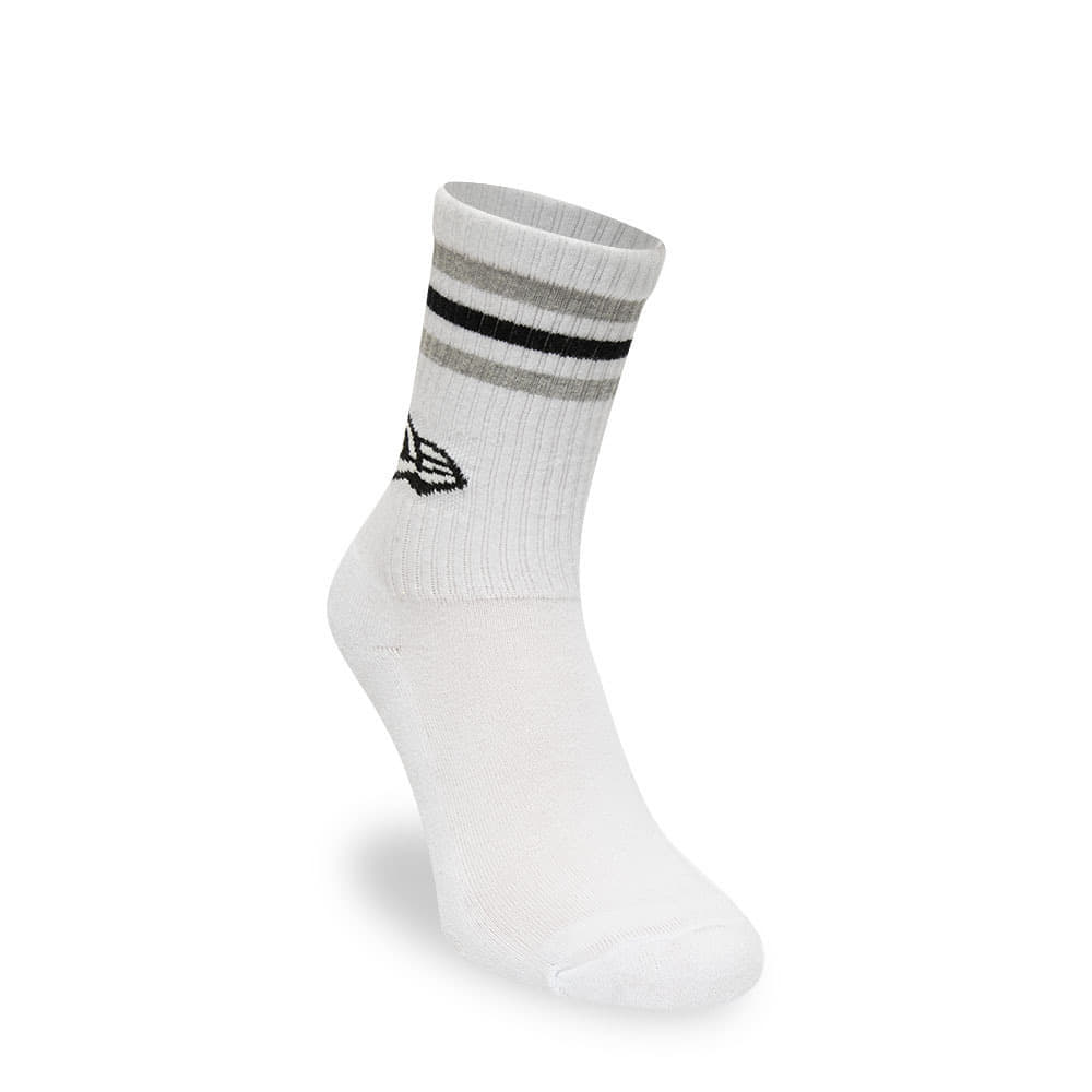 Ponožky New Era Retro Stripe Crew 3-Pack Black/ White/ Gray