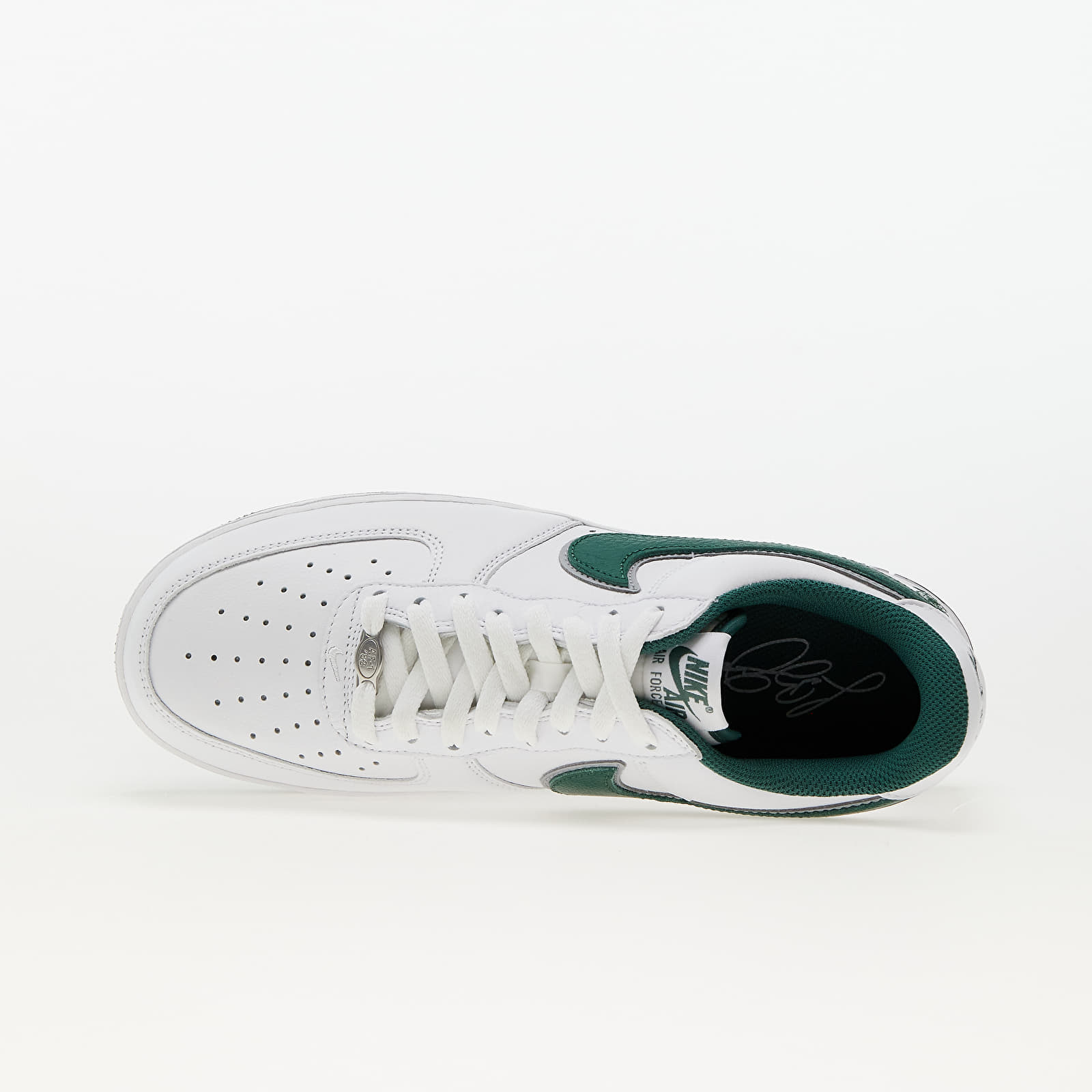 Baskets et chaussures pour hommes Nike Air Force 1 Low White Deep Forest Wolf Grey Queens