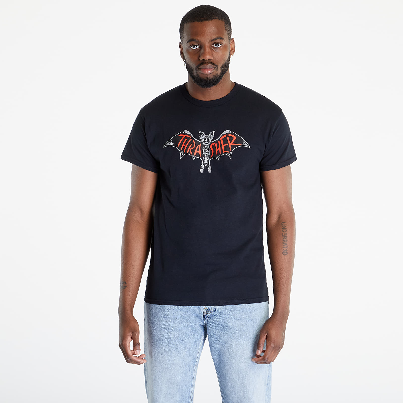 T-shirts Thrasher Bat T-shirt Black