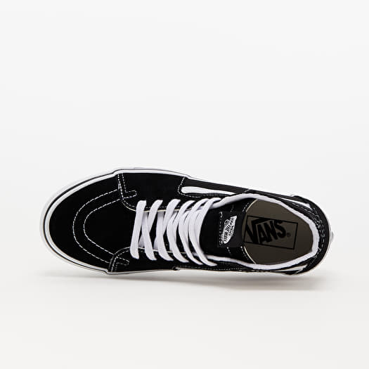 Men s sneakers and shoes Vans SK8 Hi Tapered Stackform Black True White Queens