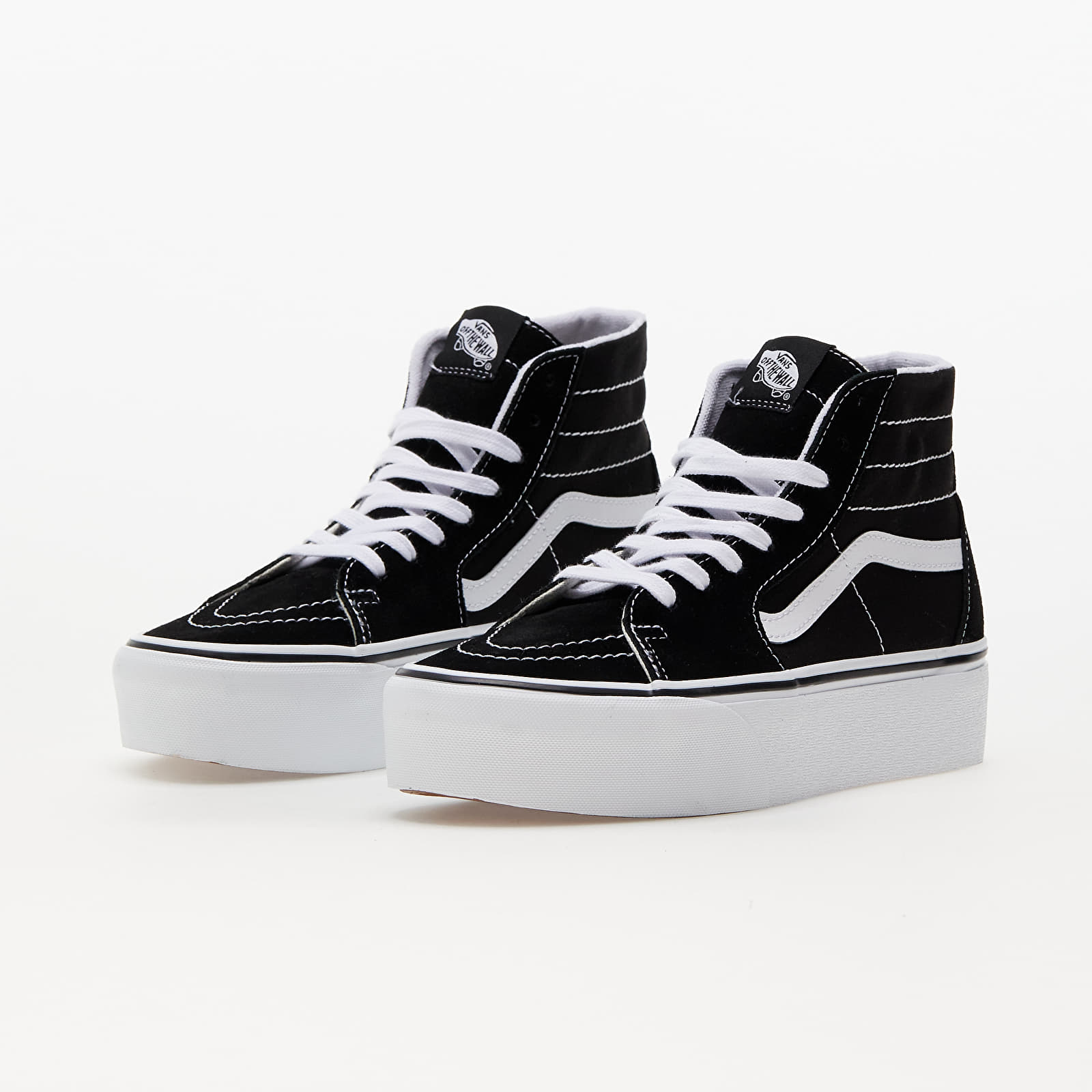 Herensneakers en schoenen Vans SK8 Hi Tapered Stackform Black True White Queens