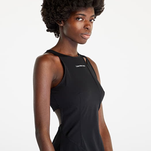 Dresses CALVIN KLEIN JEANS Wrapping Cut Out Dress Black Queens