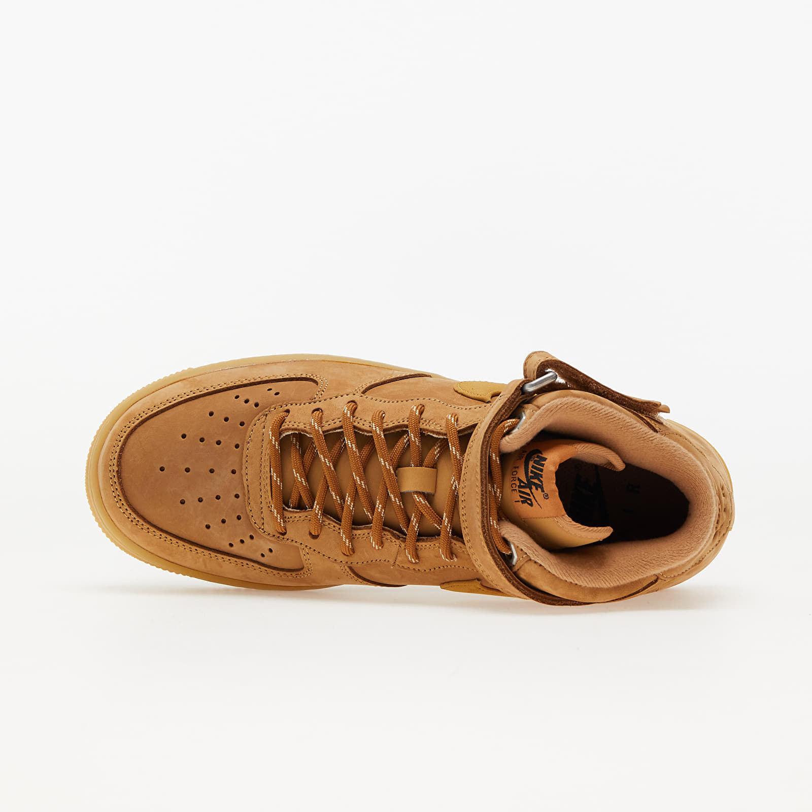 Nike air force 1 trainers flax flax gum light brown hotsell