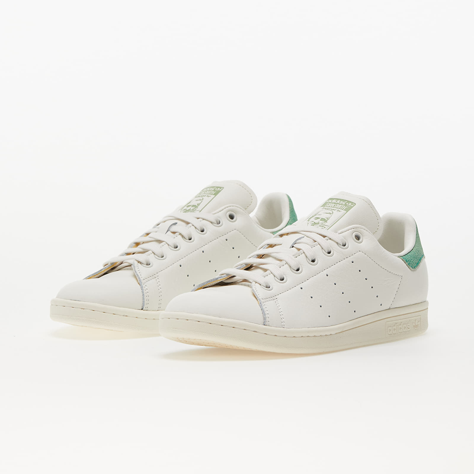 Adidas stan smith footwear white/off white/collegiate green cheap