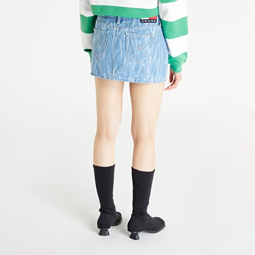 Szoknya TOMMY JEANS Sophie Micro Mini Skirt Denim Light
