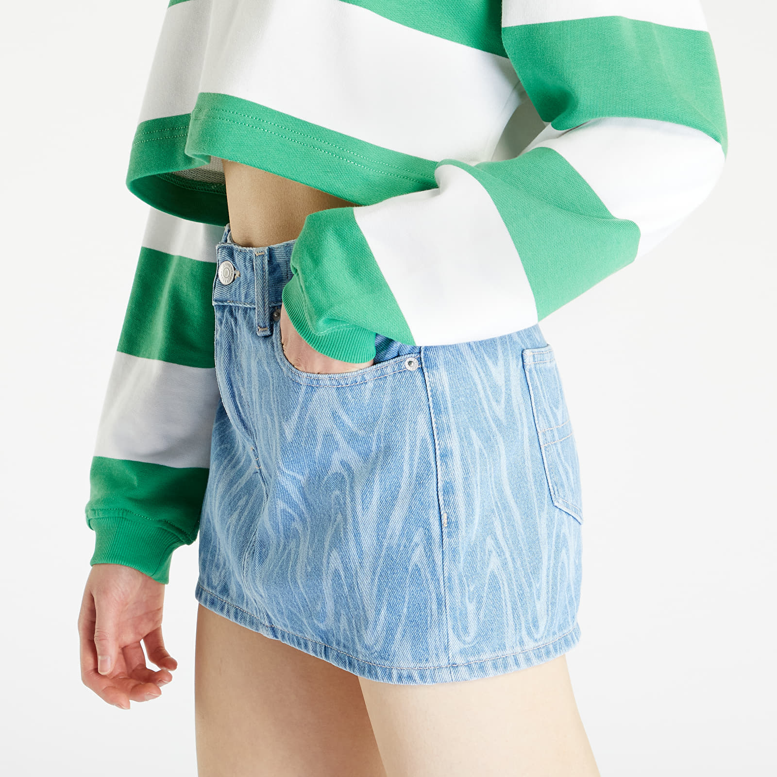 Skirts TOMMY JEANS Sophie Micro Mini Skirt Denim Light