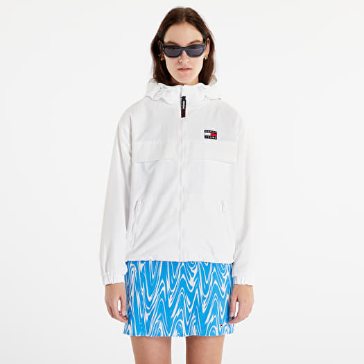 Windbreakers TOMMY JEANS Chicago Windbreaker White Queens