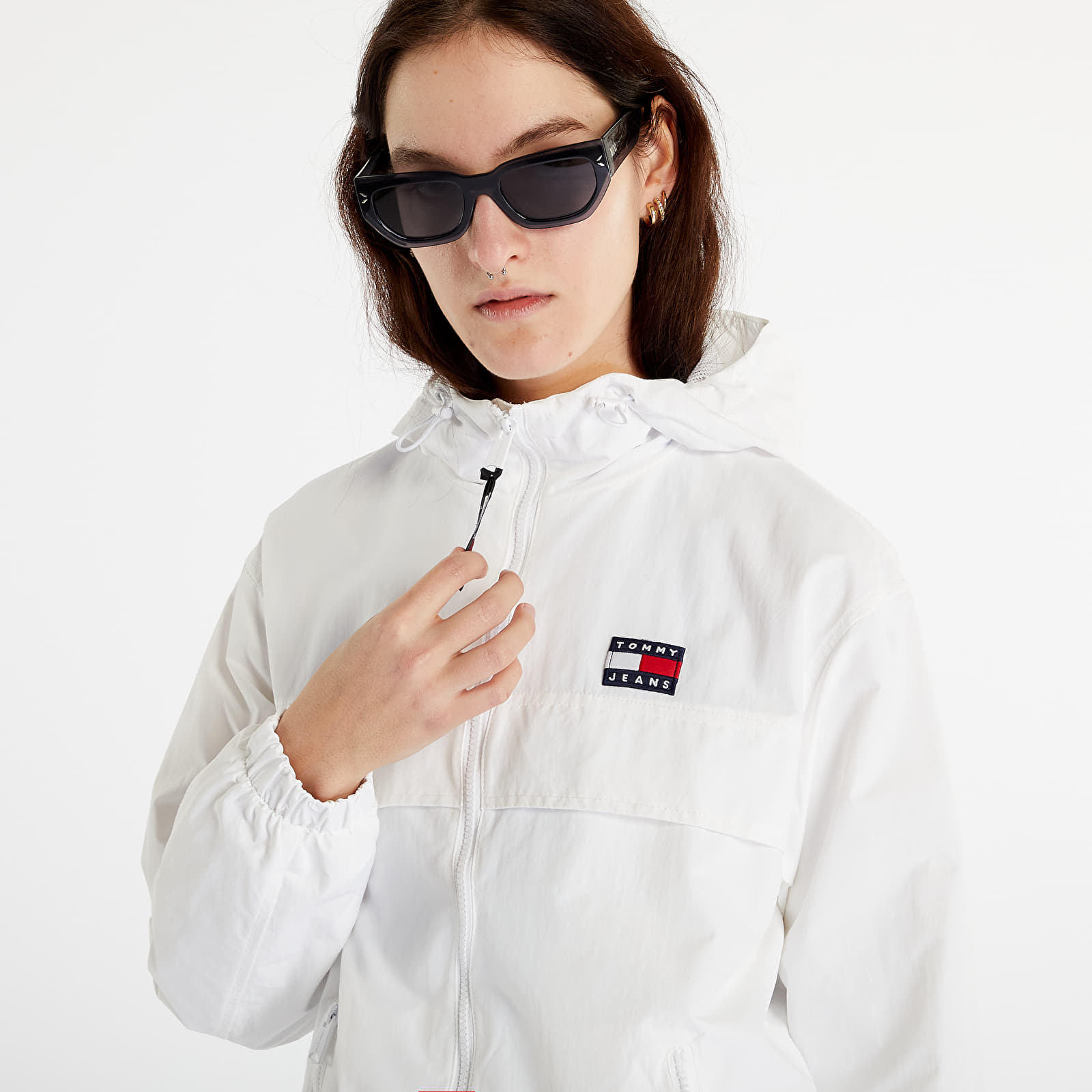 Coach Jackets TOMMY JEANS Chicago Windbreaker White