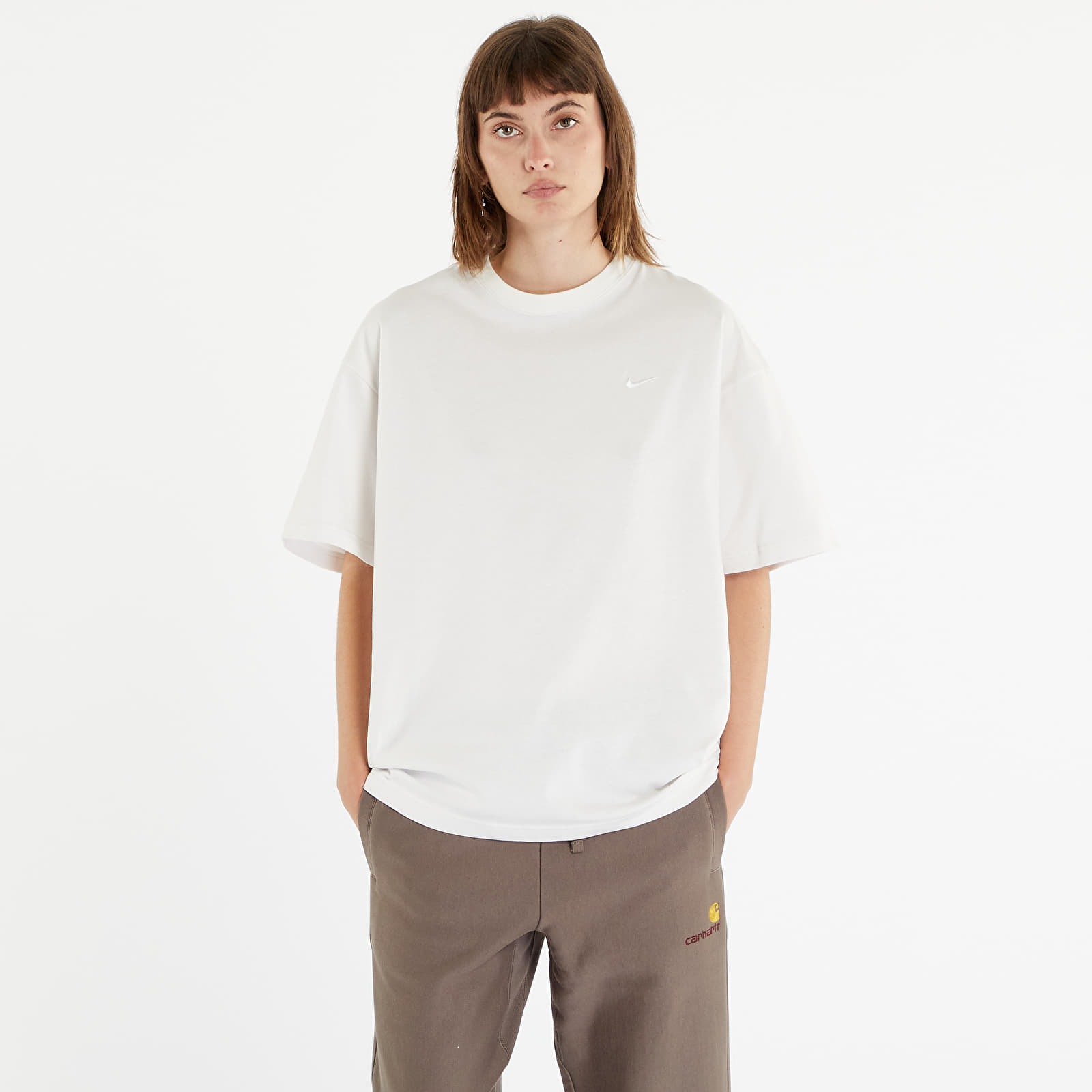 Majice i košulje Nike Solo Swoosh Men's T-Shirt Phantom/ White