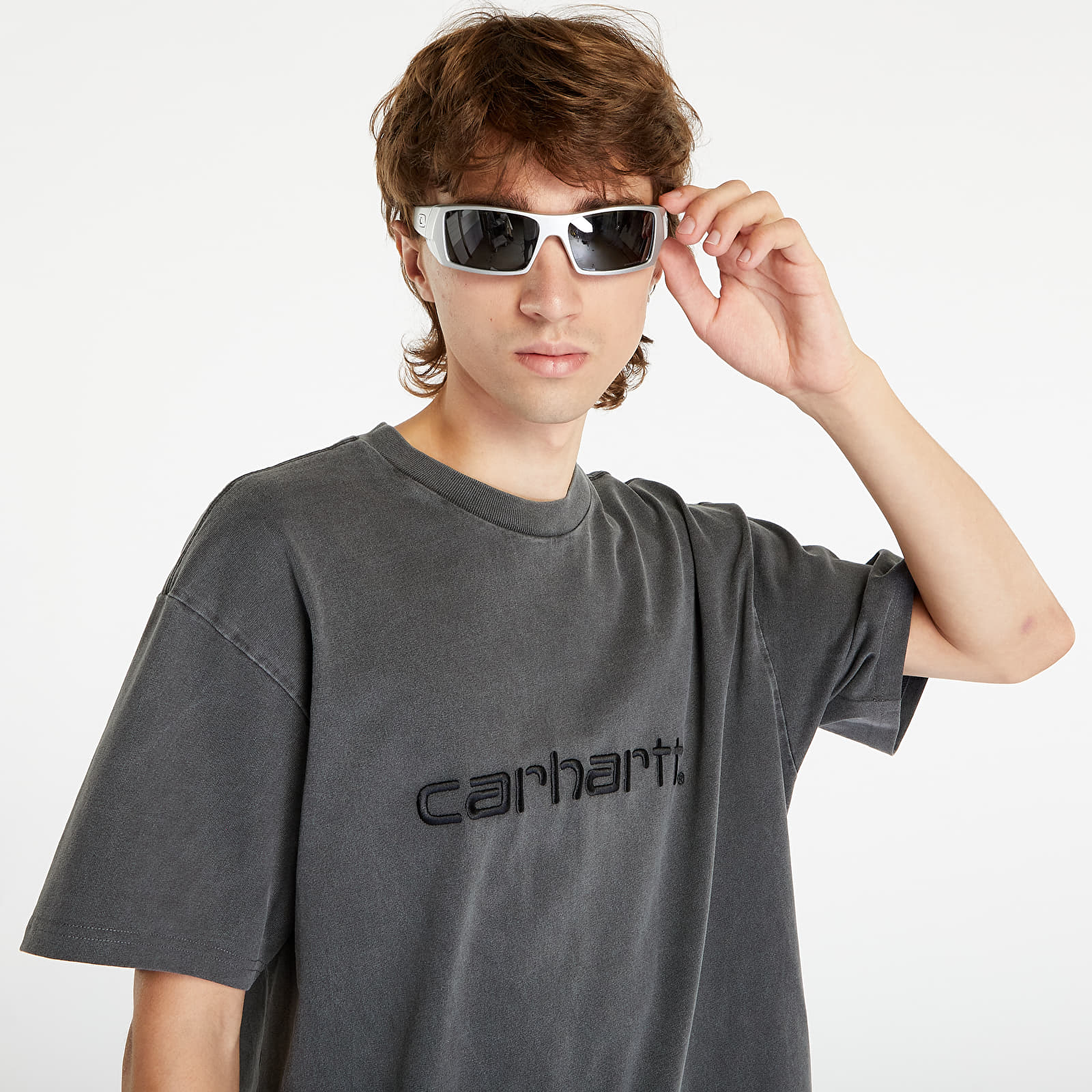   Μπλούζες Carhartt WIP Duster Short Sleeve T-Shirt UNISEX Black Garment Dyed
