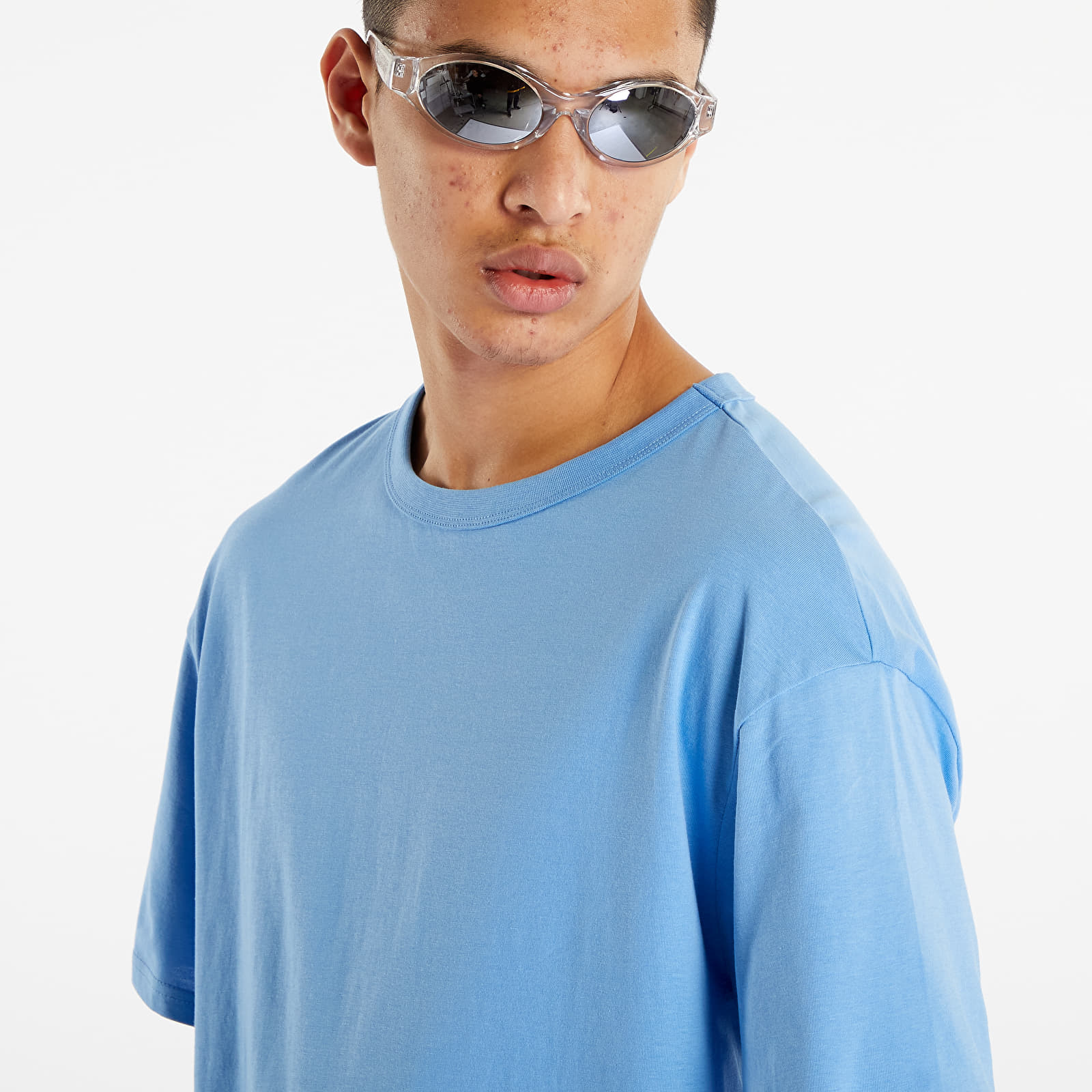 T-shirts Urban Classics Organic Basic Tee Horizon Blue