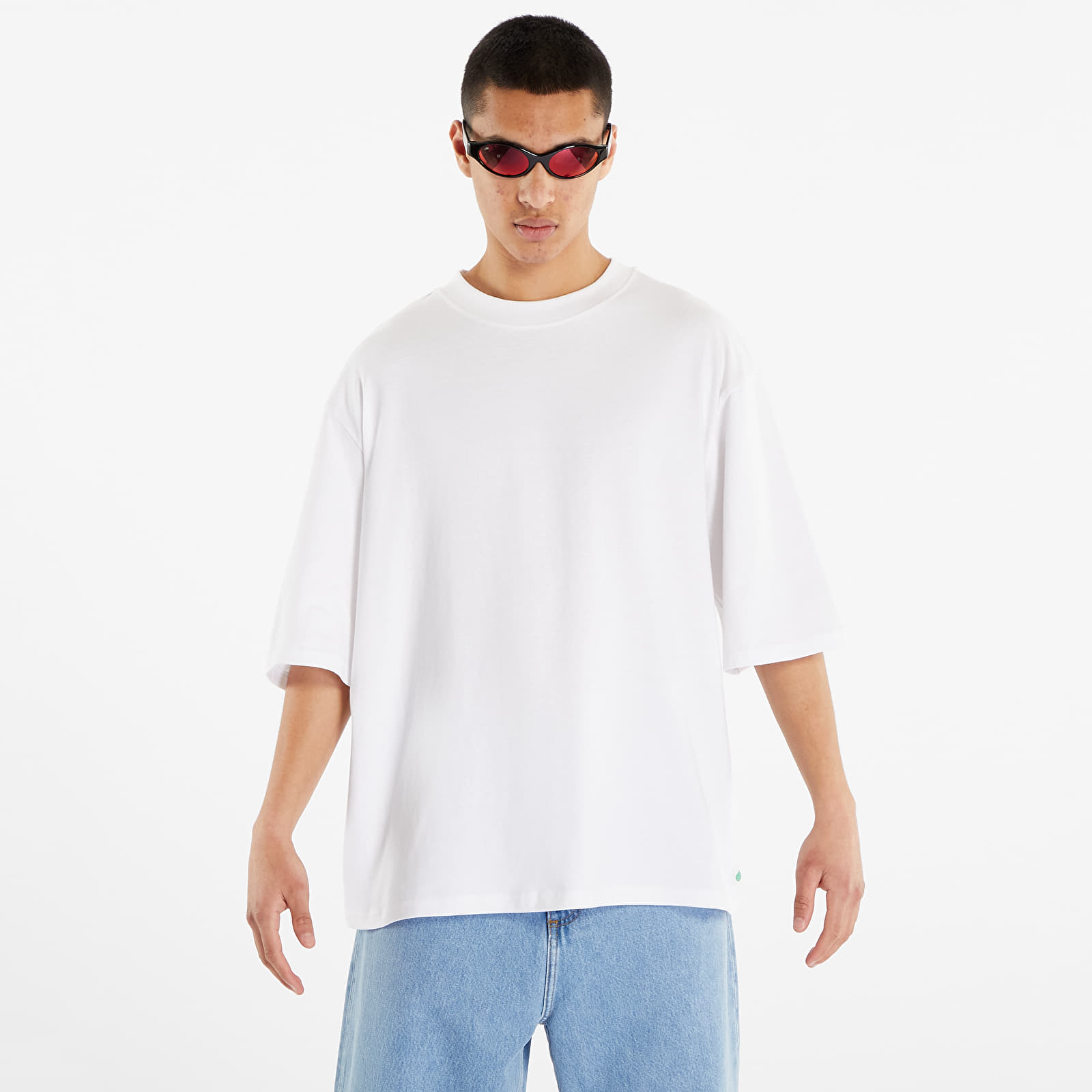Tricouri  Urban Classics Organic Oversized Sleeve Tee White