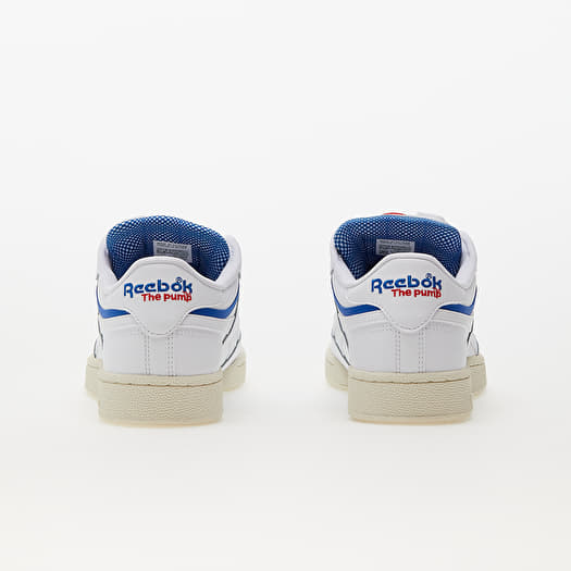 Herren Sneaker und Schuhe Reebok Club C 85 Pump Ftw White/ Classic White/  Vector Blue | Queens