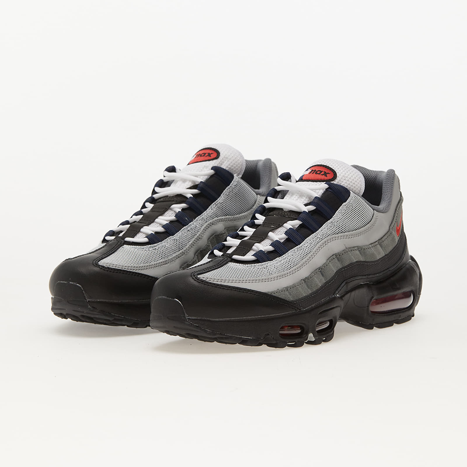 Men s sneakers and shoes Nike Air Max 95 Black Track Red Anthracite Smoke Grey Queens