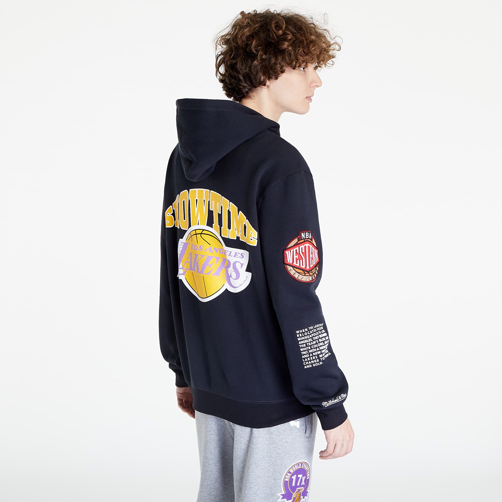 Mikiny Mitchell & Ness Team Origins Fleece Hoody Black