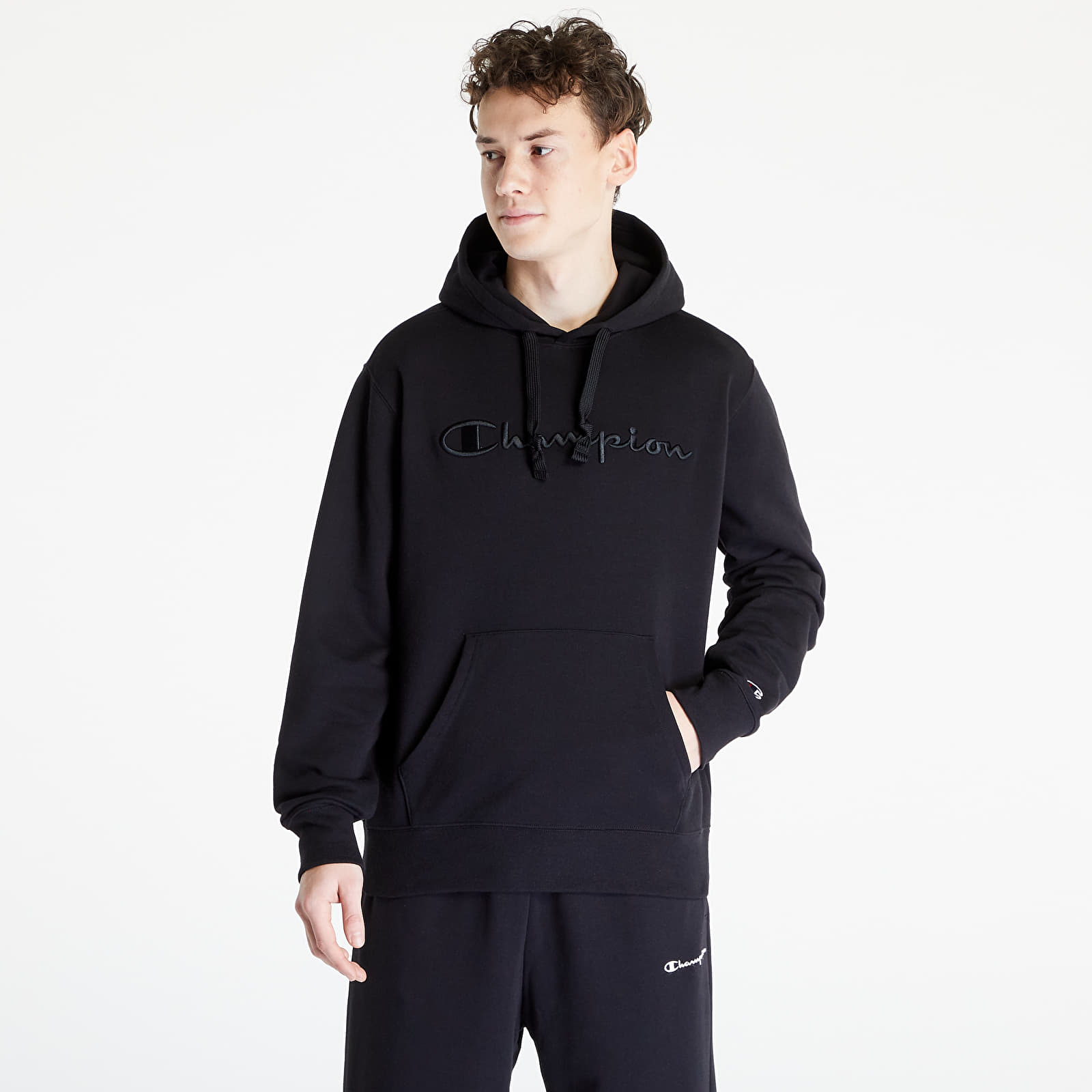 Hoodies and sweatshirts Champion Hooded Sweatshirt Black Queens