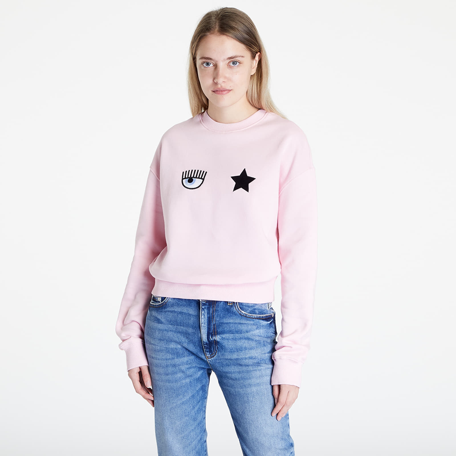 Hoodies and sweatshirts Chiara Ferragni Eye Star Brushed Sweatshirt Fairy Tale