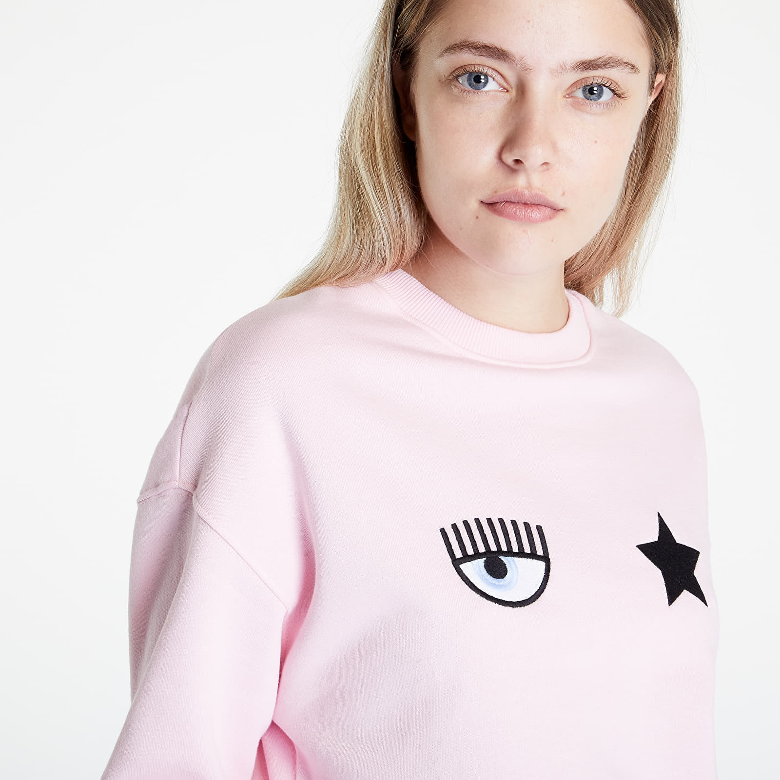 Bluzy Chiara Ferragni Eye Star Brushed Sweatshirt Fairy Tale