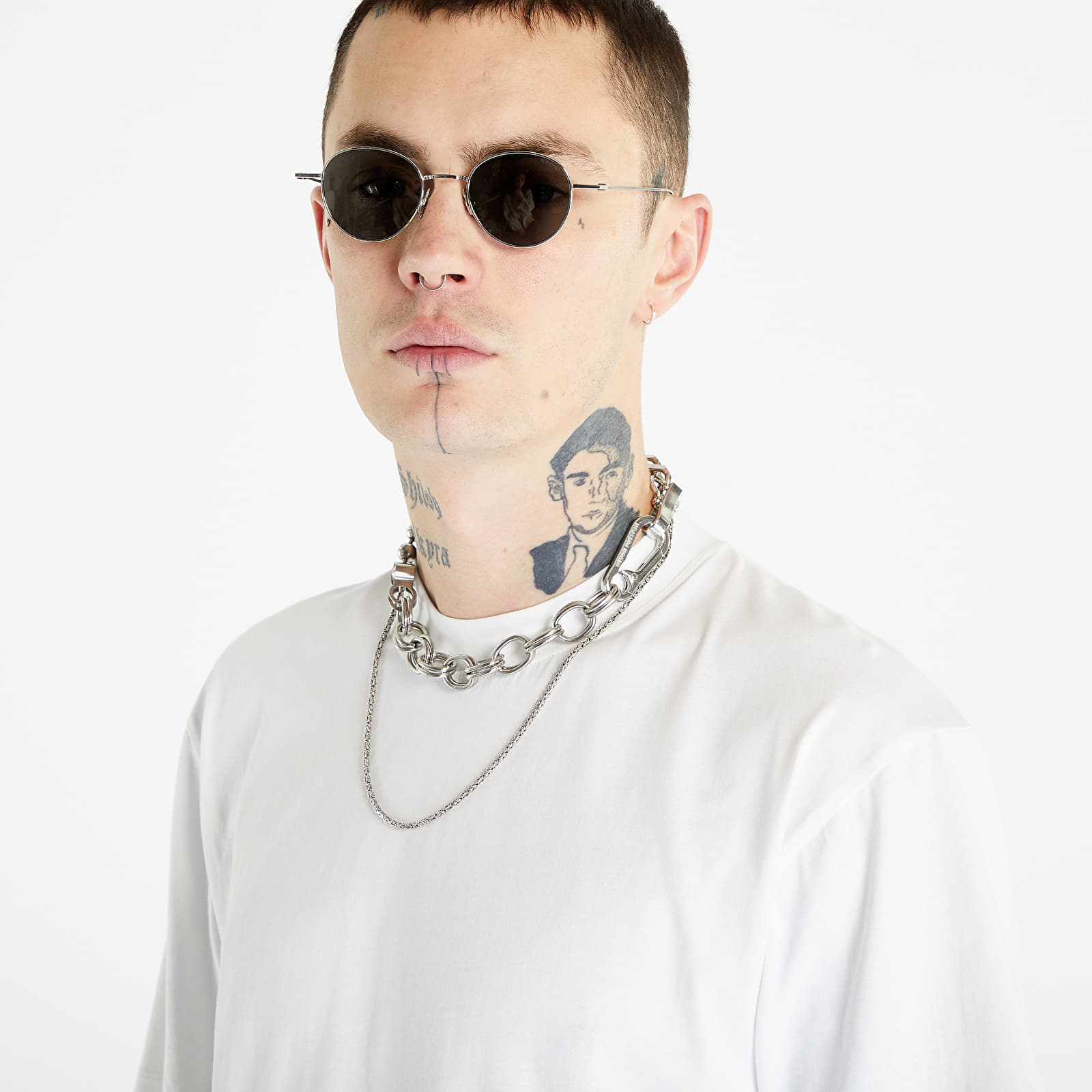 Тениски CALVIN KLEIN JEANS Blurred Colored S/S T-Shirt White