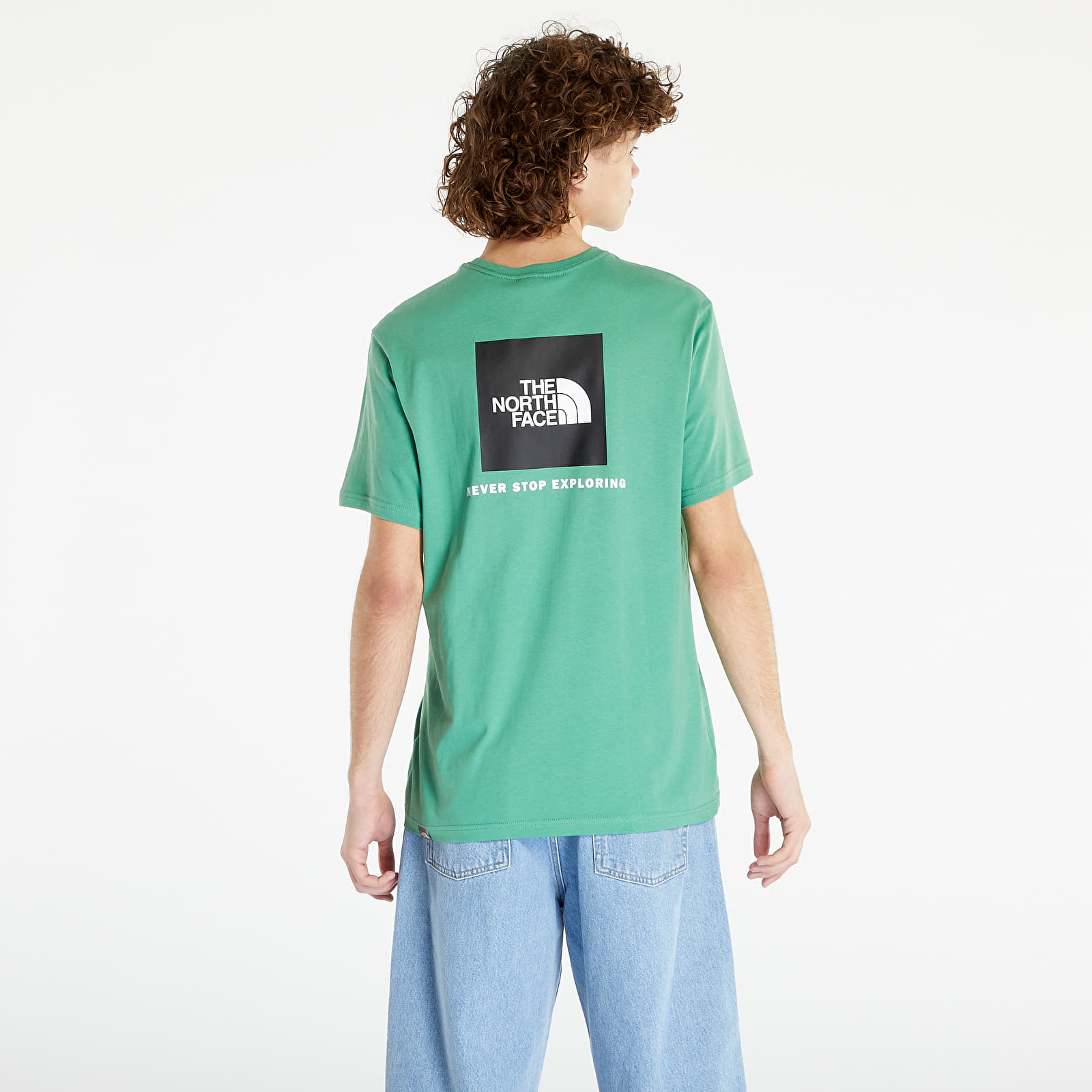 Trička The North Face S/S Redbox Tee Deep Grass Green